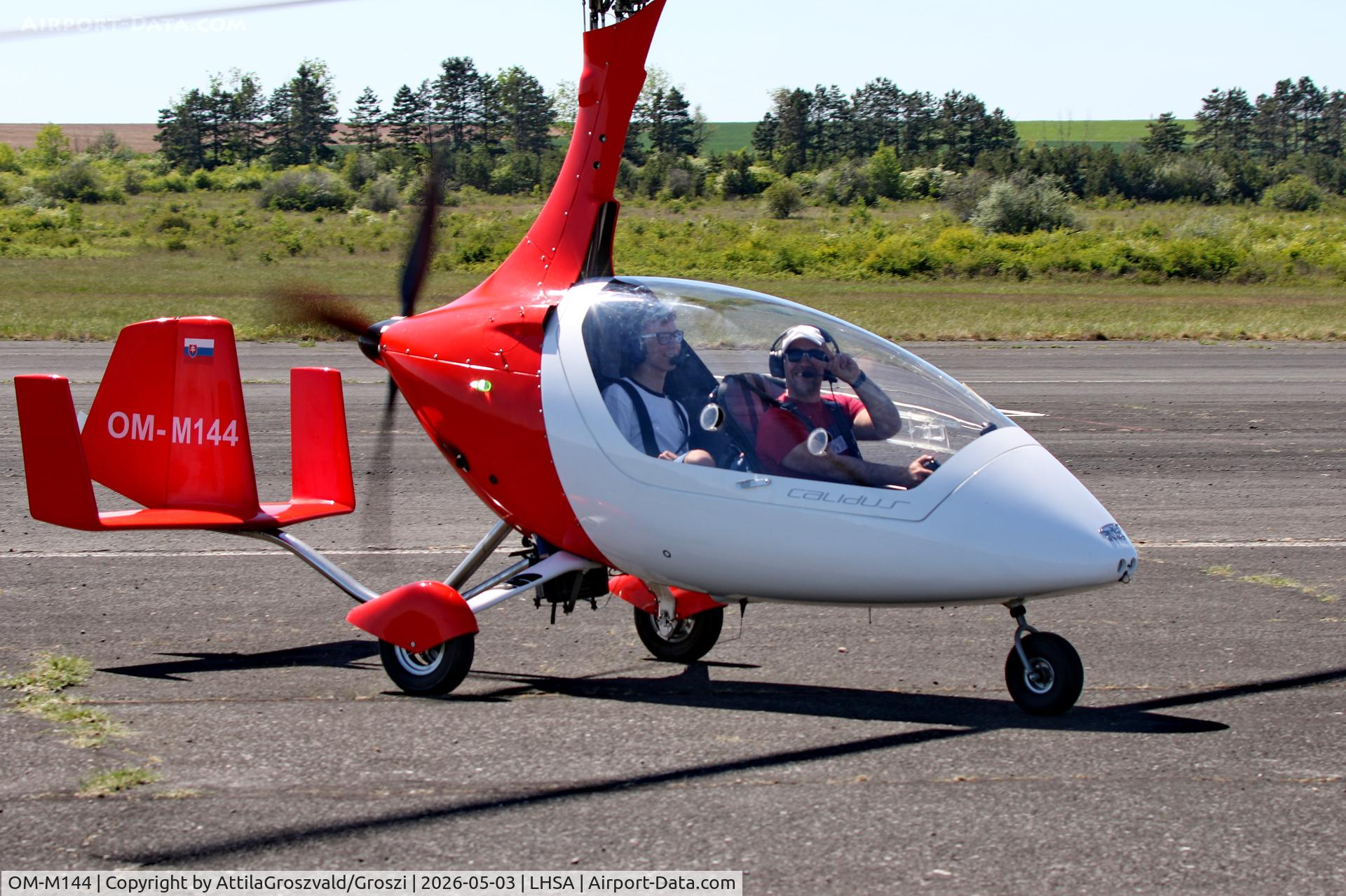 OM-M144, AutoGyro Europe Calidus, c/n ., LHSA - Szentkirályszabadja Airport, Hungary