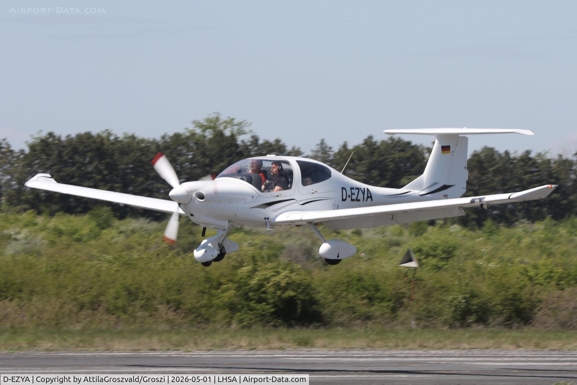 D-EZYA, 2002 Diamond DA-40 Diamond Star, c/n 40.081, LHSA - Szentkirályszabadja Airport, Hungary