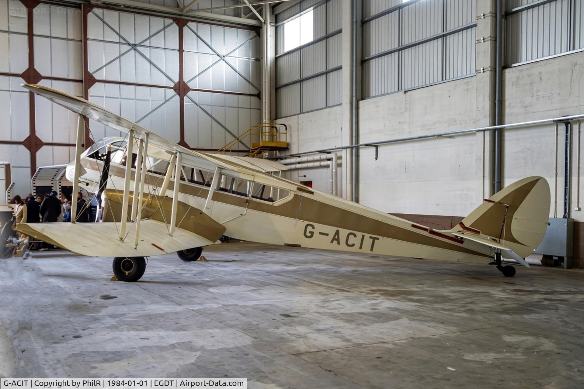G-ACIT, 1933 De Havilland DH-84 Dragon 1, c/n 6039, G-ACIT 1933 DH84 Dragon Highland Airways Wroughton 
