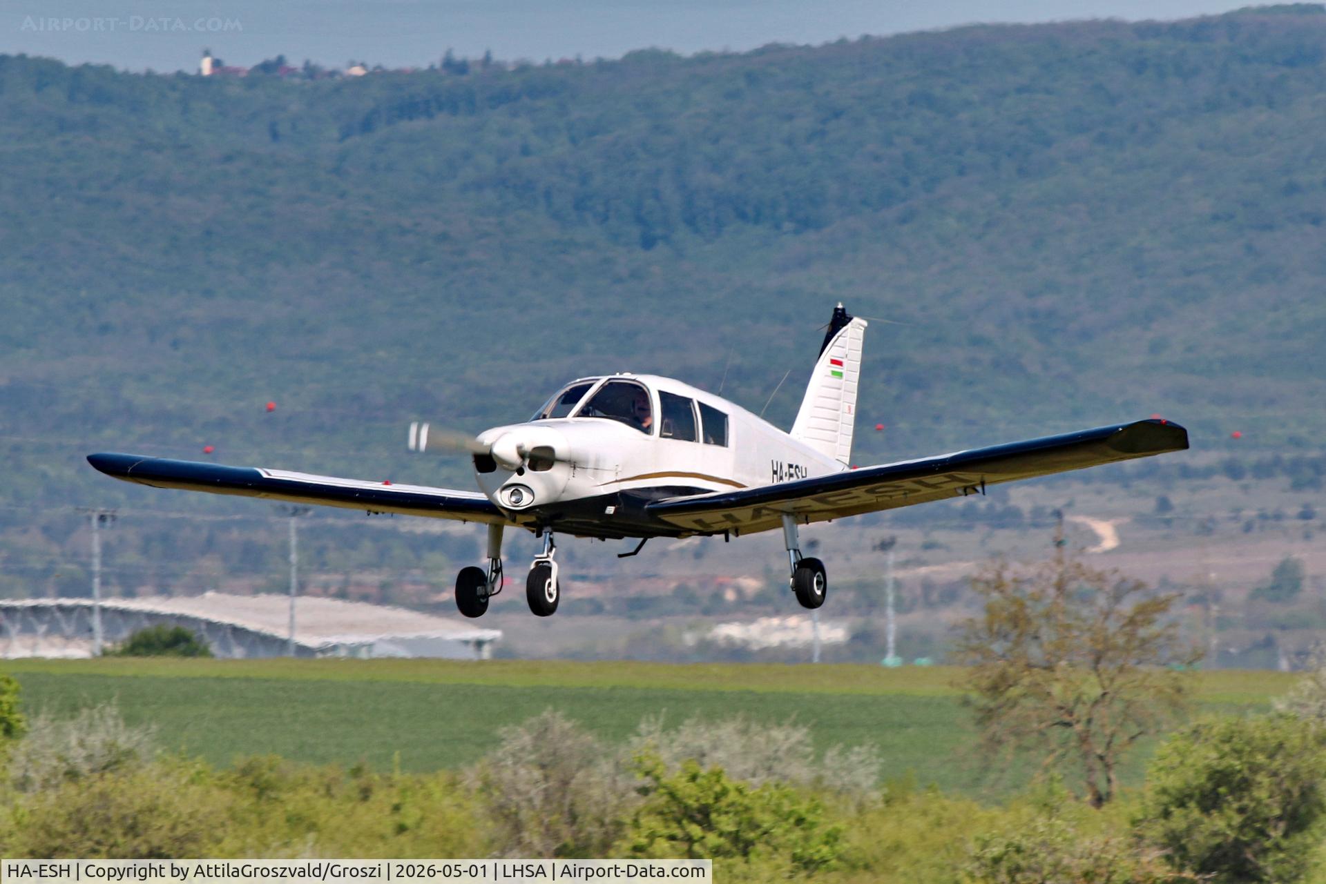 HA-ESH, Piper PA-28-140 Cherokee C, c/n 28-26820, LHSA - Szentkirályszabadja Airport, Hungary
