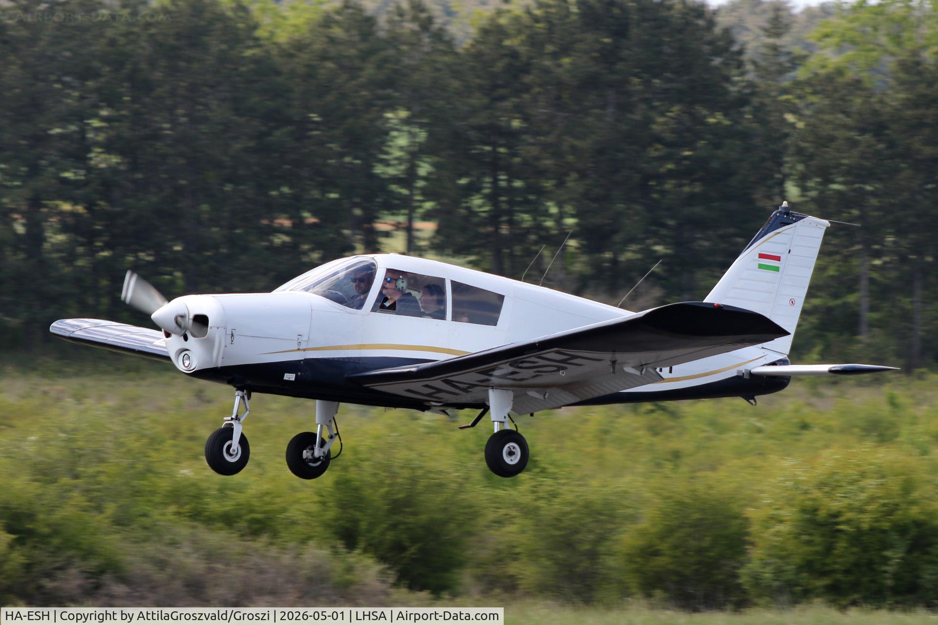 HA-ESH, Piper PA-28-140 Cherokee C, c/n 28-26820, LHSA - Szentkirályszabadja Airport, Hungary