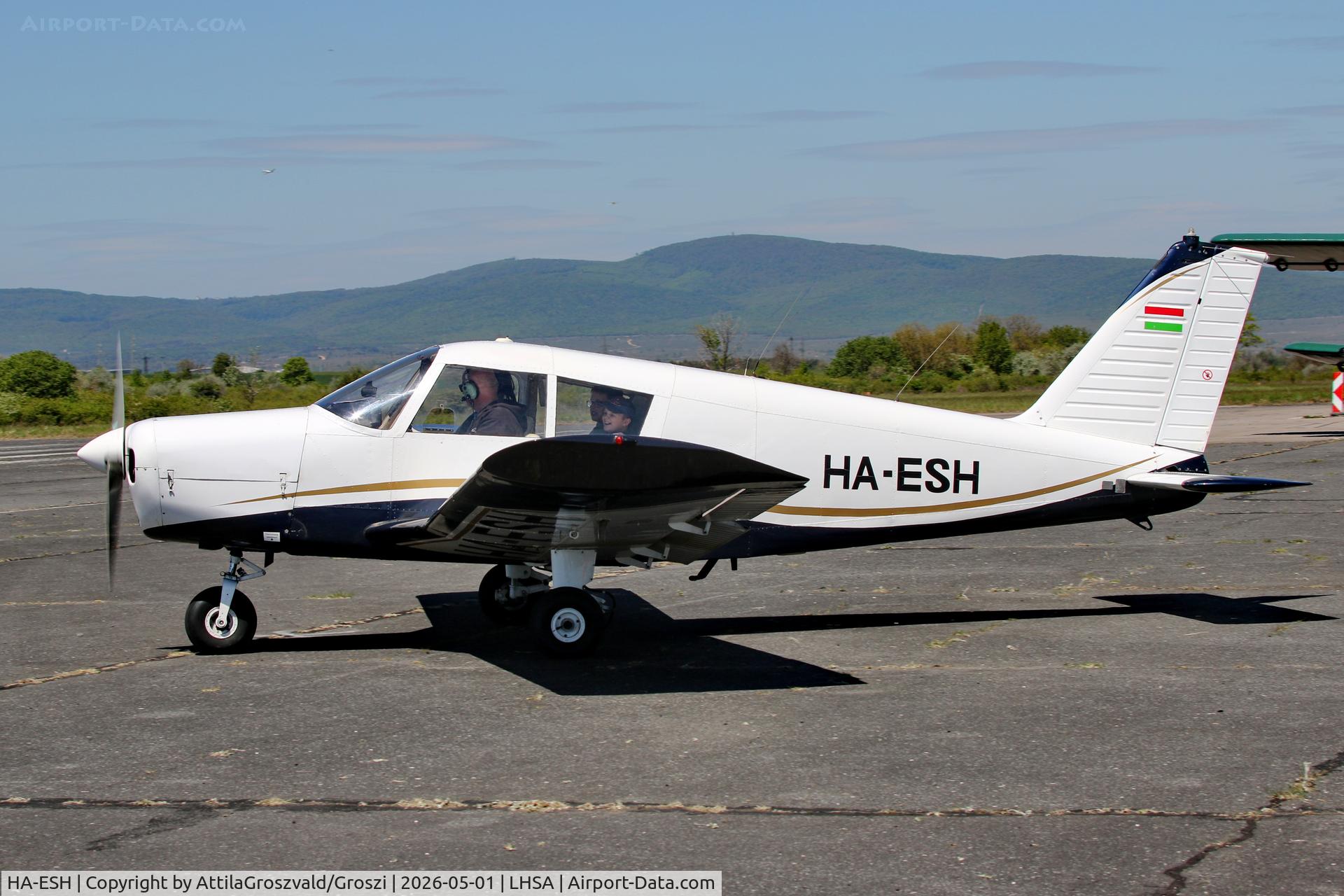 HA-ESH, Piper PA-28-140 Cherokee C, c/n 28-26820, LHSA - Szentkirályszabadja Airport, Hungary