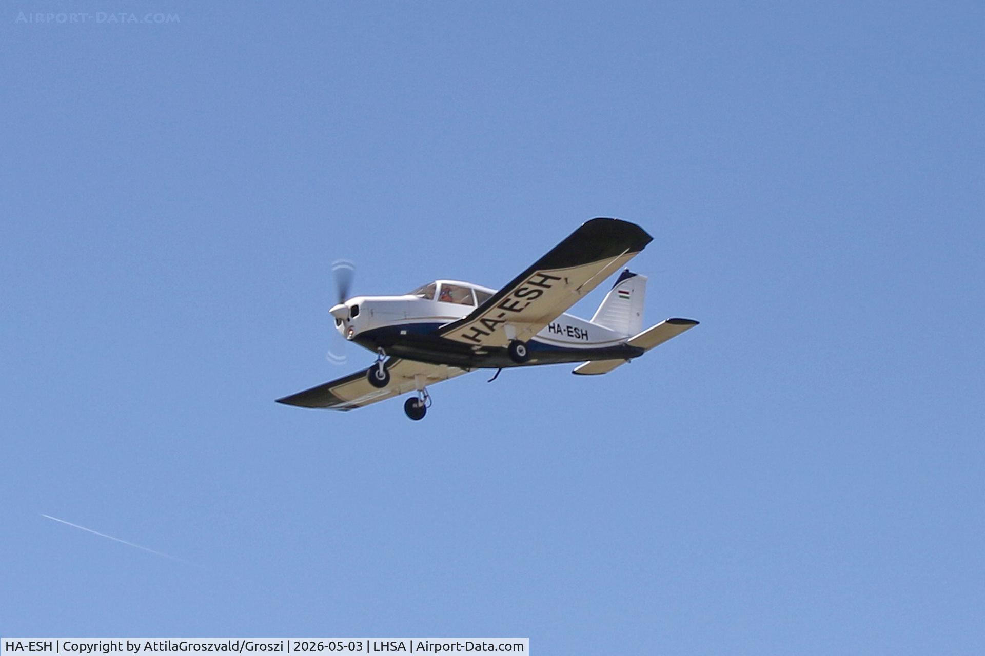 HA-ESH, Piper PA-28-140 Cherokee C, c/n 28-26820, LHSA - Szentkirályszabadja Airport, Hungary