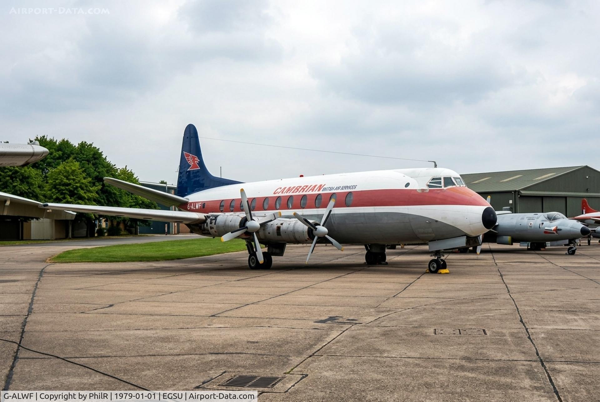 G-ALWF, 1952 Vickers Viscount 701, c/n 005, G-ALWF 1950 Vickers V603 Viscount Cambrian Airways Duxford
