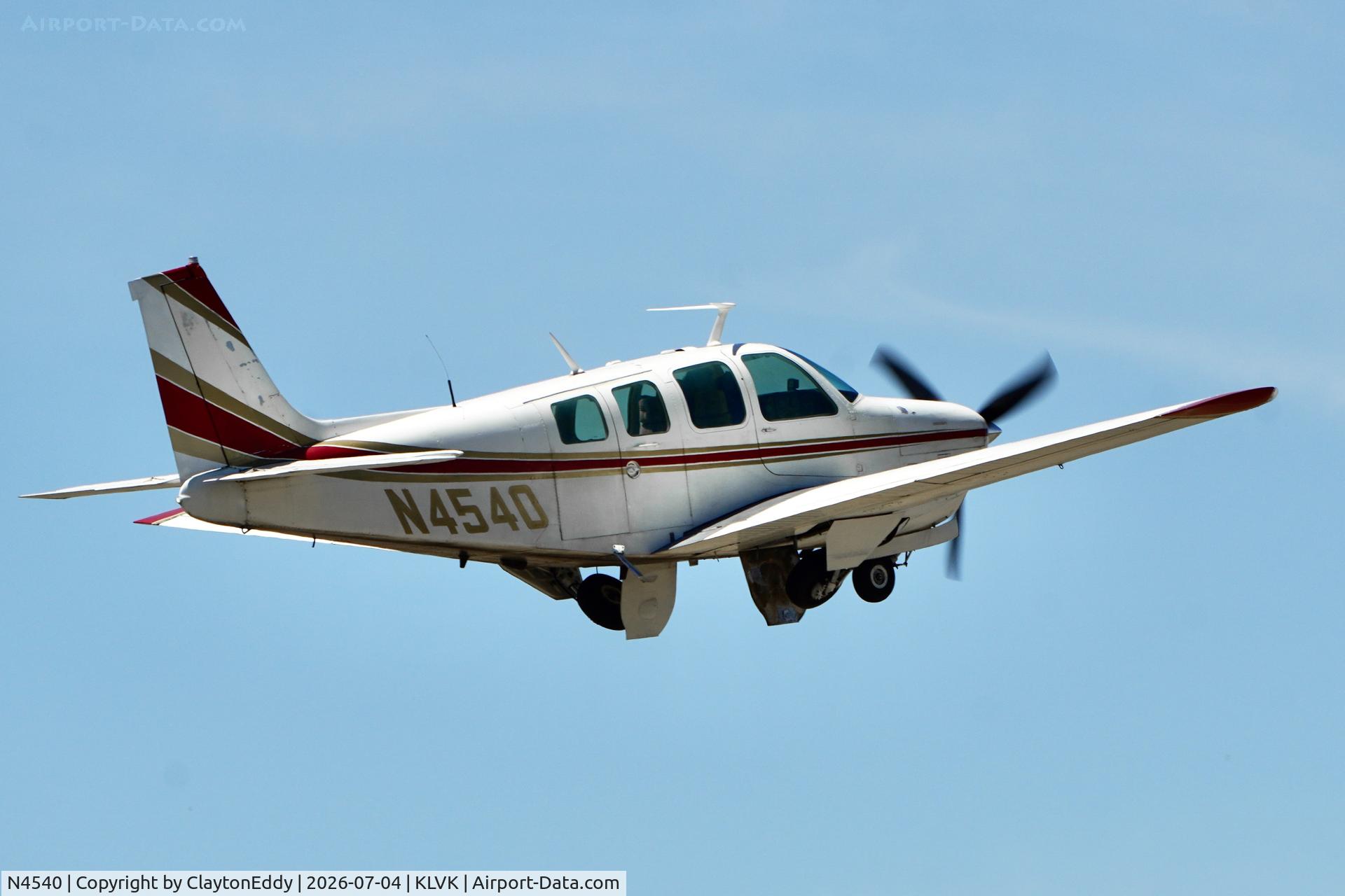 N4540, 1971 Beech A36 Bonanza 36, c/n E-299, 4th of July Livermore airport in California 2026