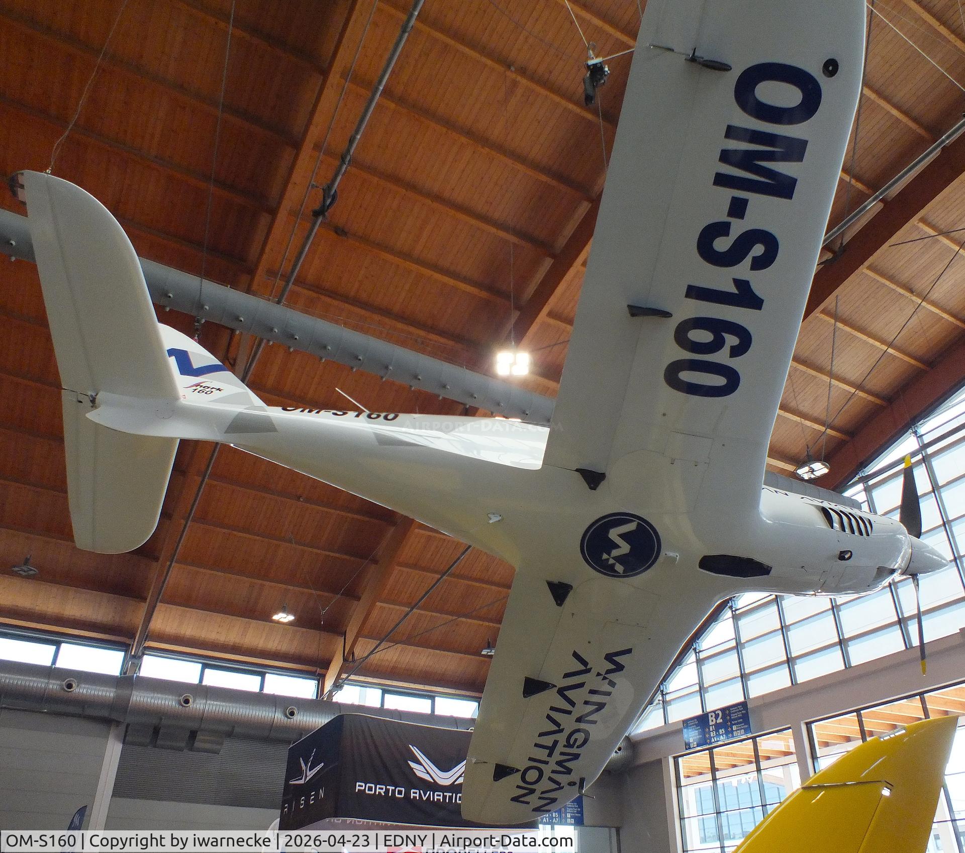 OM-S160, 2024 Shark Aero Shark 600, c/n 160, Shark Aero Shark 600 at the AERO 2026, Friedrichshafen (sadly the aircraft crashed a few days later shortly after take off at EDWH)