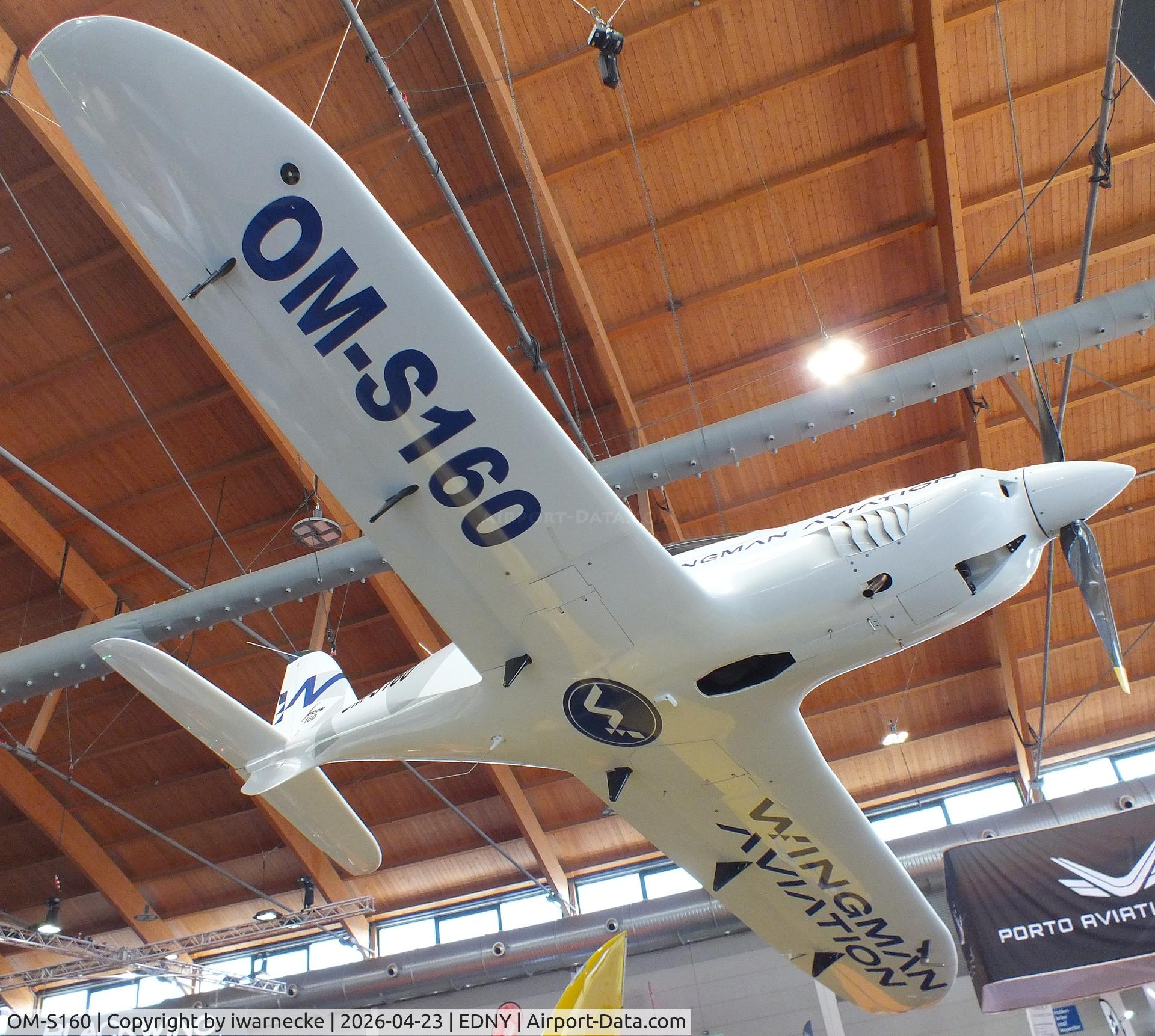 OM-S160, 2024 Shark Aero Shark 600, c/n 160, Shark Aero Shark 600 at the AERO 2026, Friedrichshafen (sadly the aircraft crashed a few days later shortly after take off at EDWH)