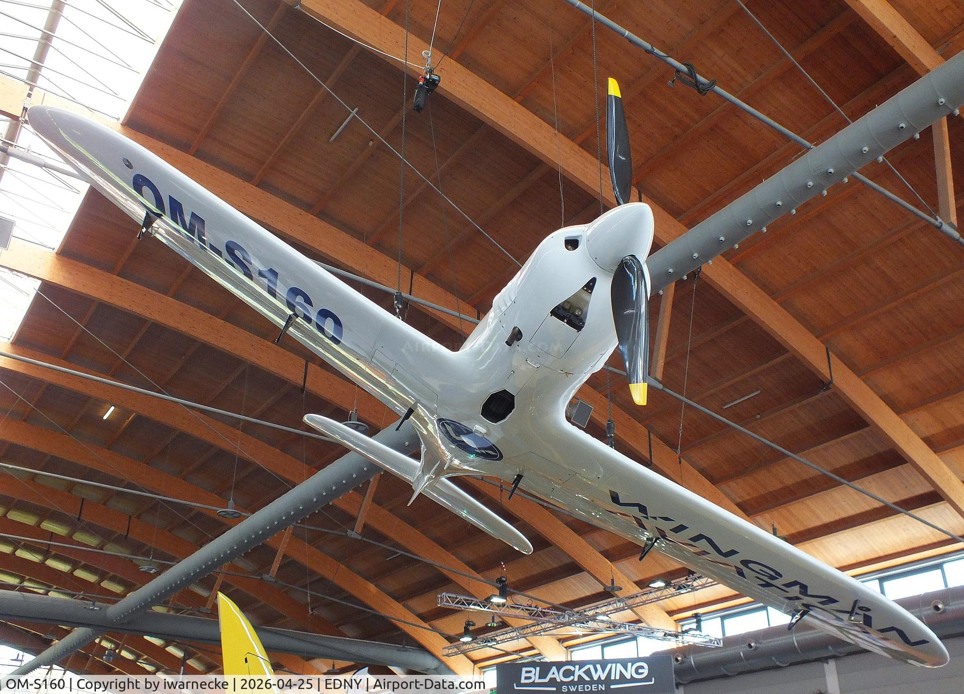 OM-S160, 2024 Shark Aero Shark 600, c/n 160, Shark Aero Shark 600 at the AERO 2026, Friedrichshafen (sadly the aircraft crashed a few days later shortly after take off at EDWH)