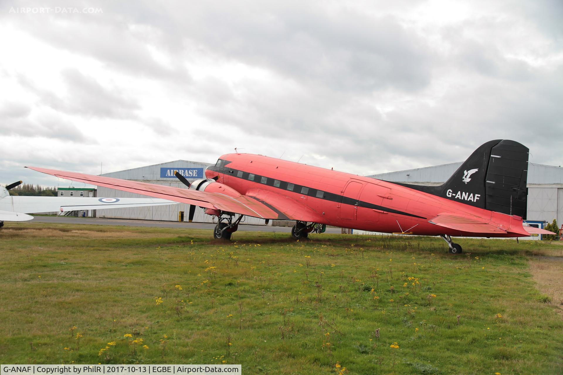 G-ANAF, 1944 Douglas DC-3C-R-1830-90C (C-47B), c/n 33436, G-ANAF 1944 DC-3 Coventry 