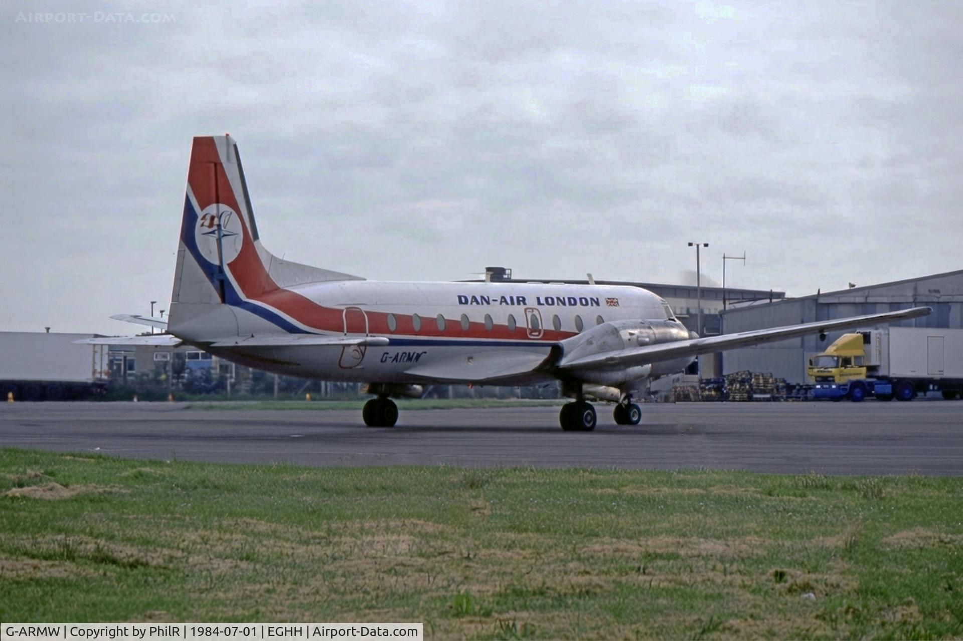 G-ARMW, 1961 Avro 748 Series 1, c/n 1537, G-ARMW 1961 HS748 Srs 1 Dan Air BOH