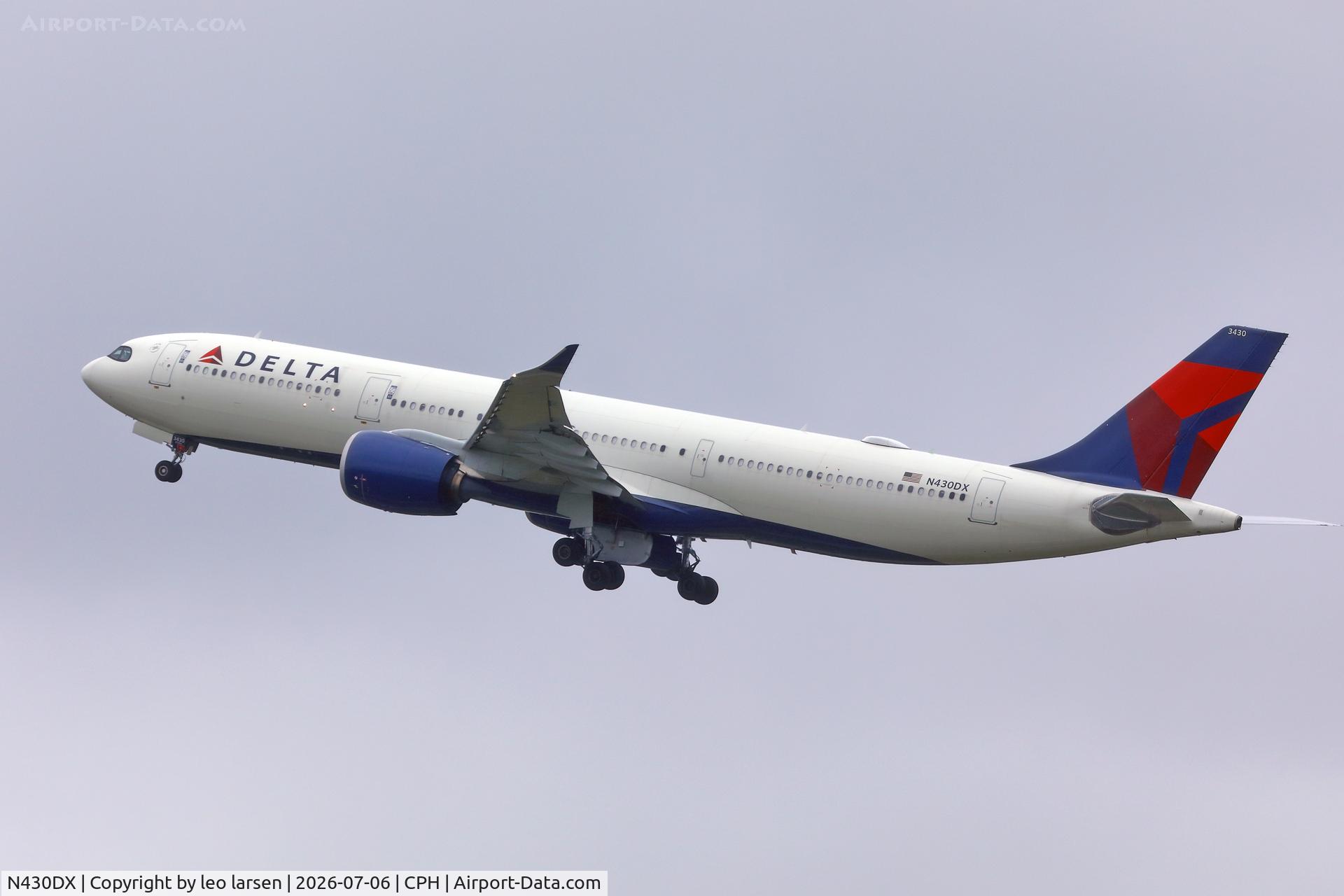 N430DX, Airbus A330-941, c/n 2069, Copenhagen 6.7.2026