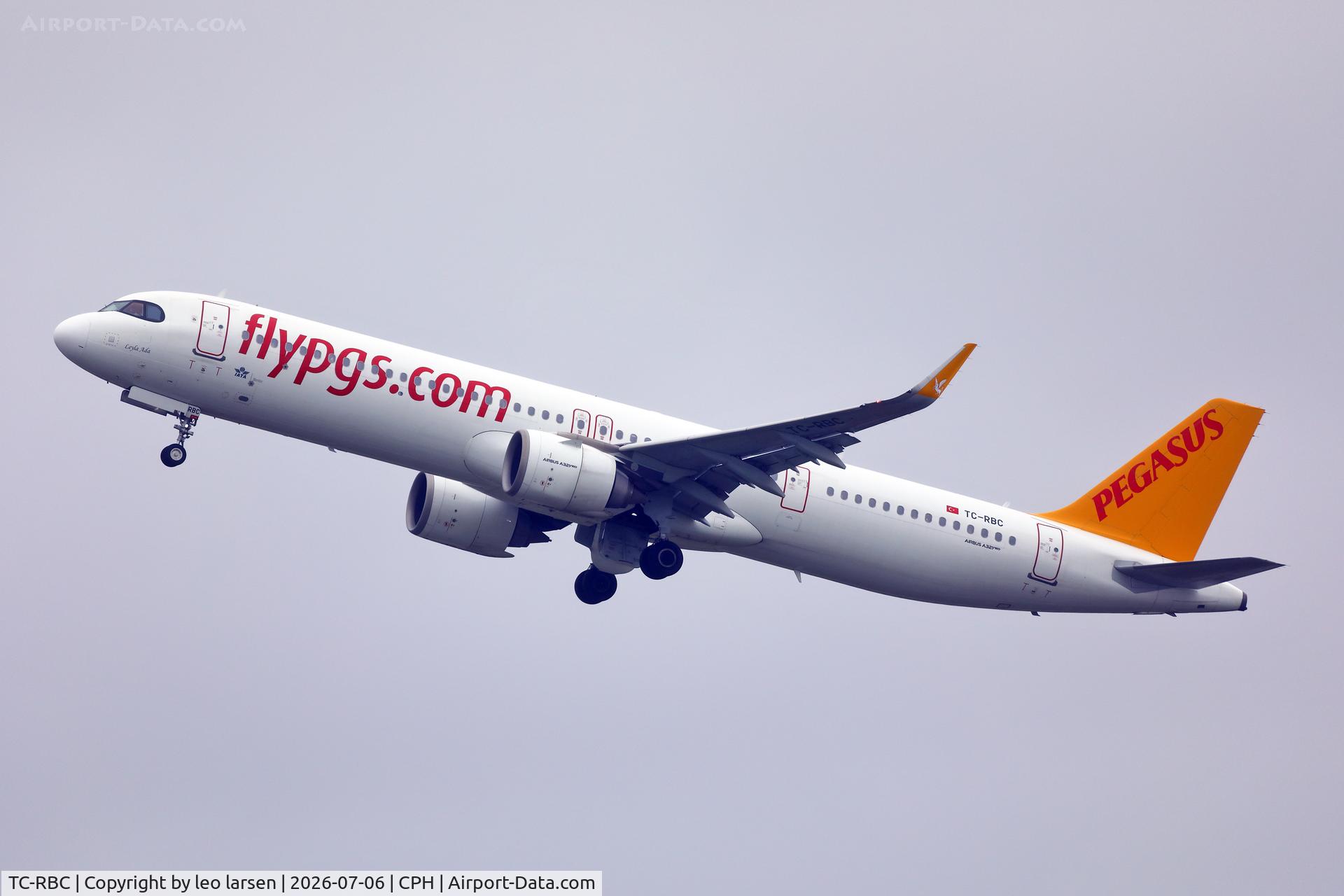 TC-RBC, 2020 Airbus A321-251NX, c/n 9281, Copenhagen 6.7.2026