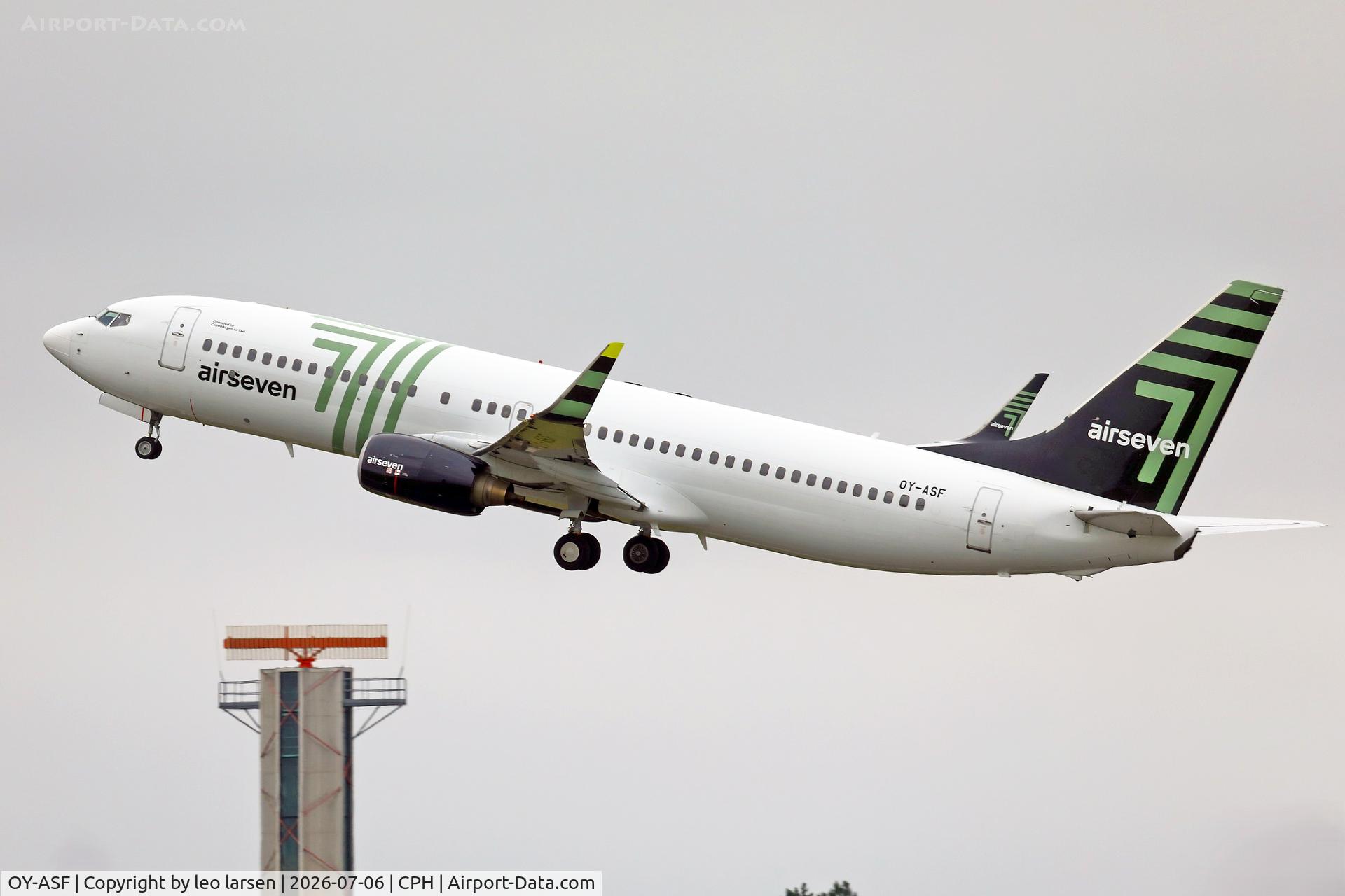 OY-ASF, 2007 Boeing 737-8GJ, c/n 34904 l/n 2347, Copenhagen 6.7.2026