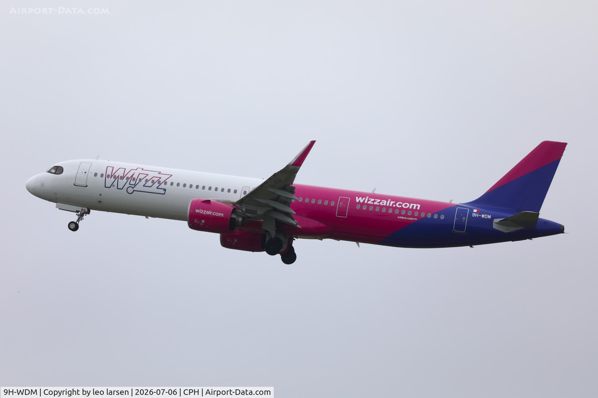 9H-WDM, 2023 Airbus A321-271 NX, c/n 11273, Copenhagen 6.7.2026