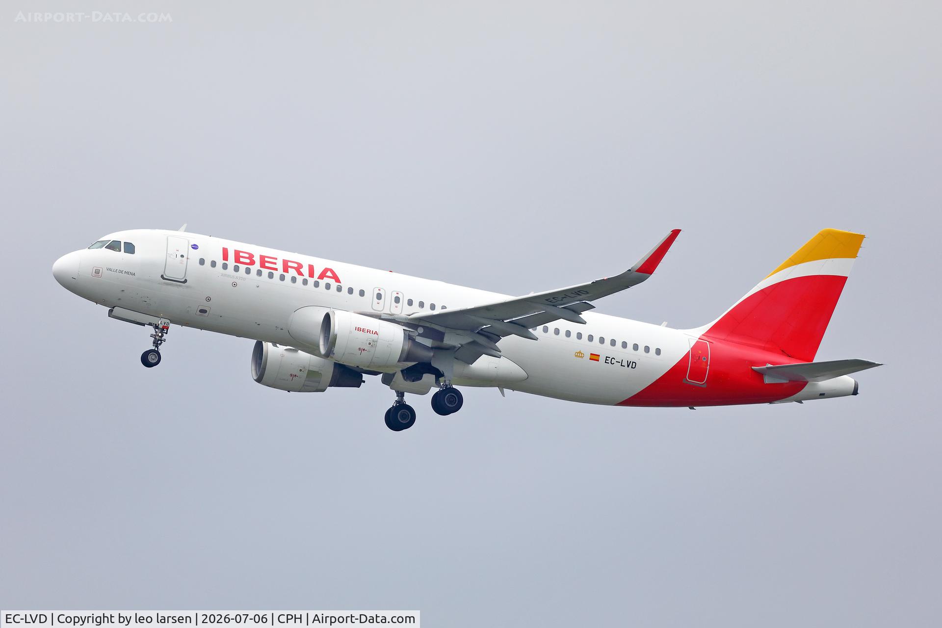EC-LVD, 2013 Airbus A320-216, c/n 5570, Copenhagen 6.7.2026