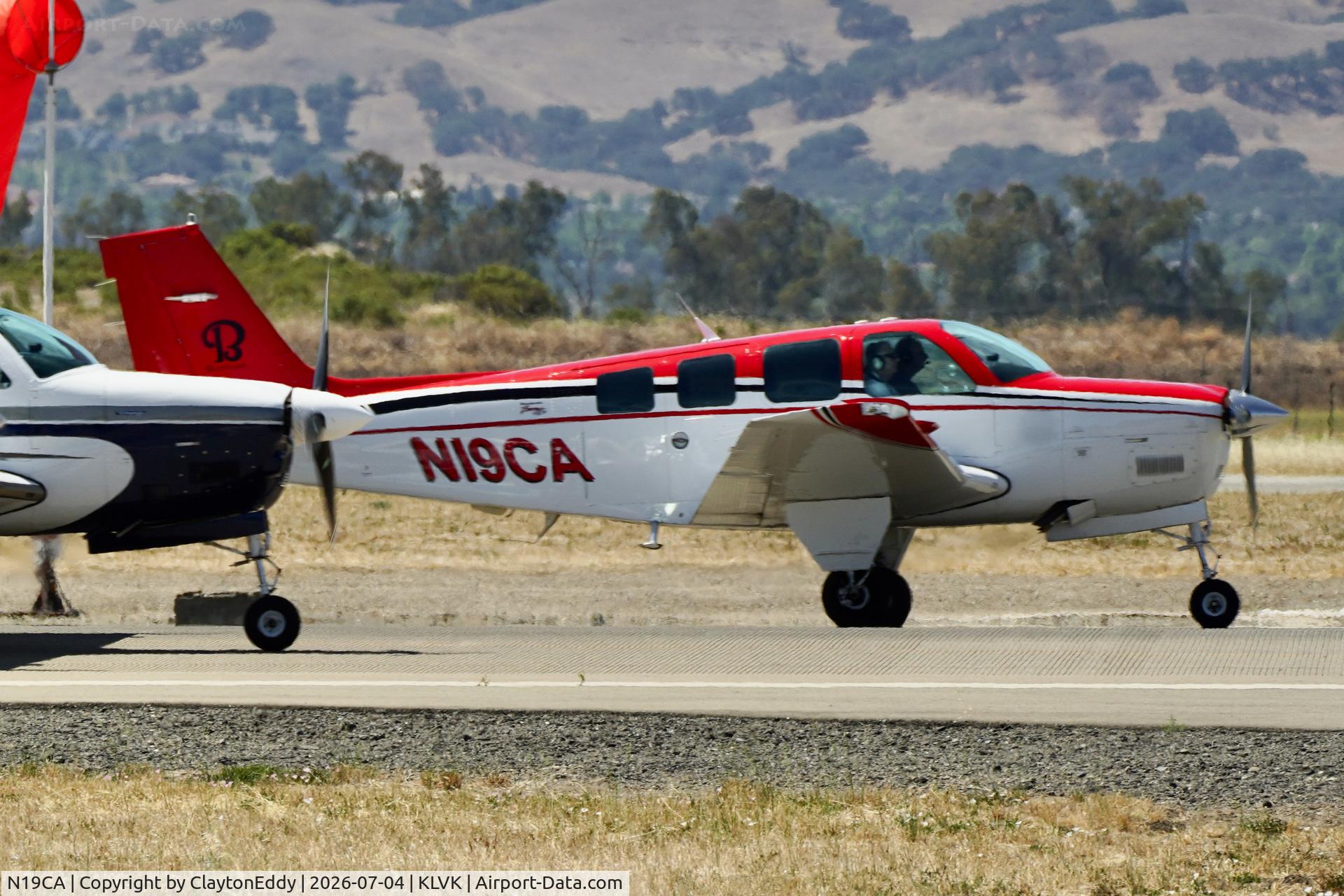 N19CA, 1994 Beechcraft A36 Bonanza, c/n E-2877, 4th of July Livermore airport in California 2026