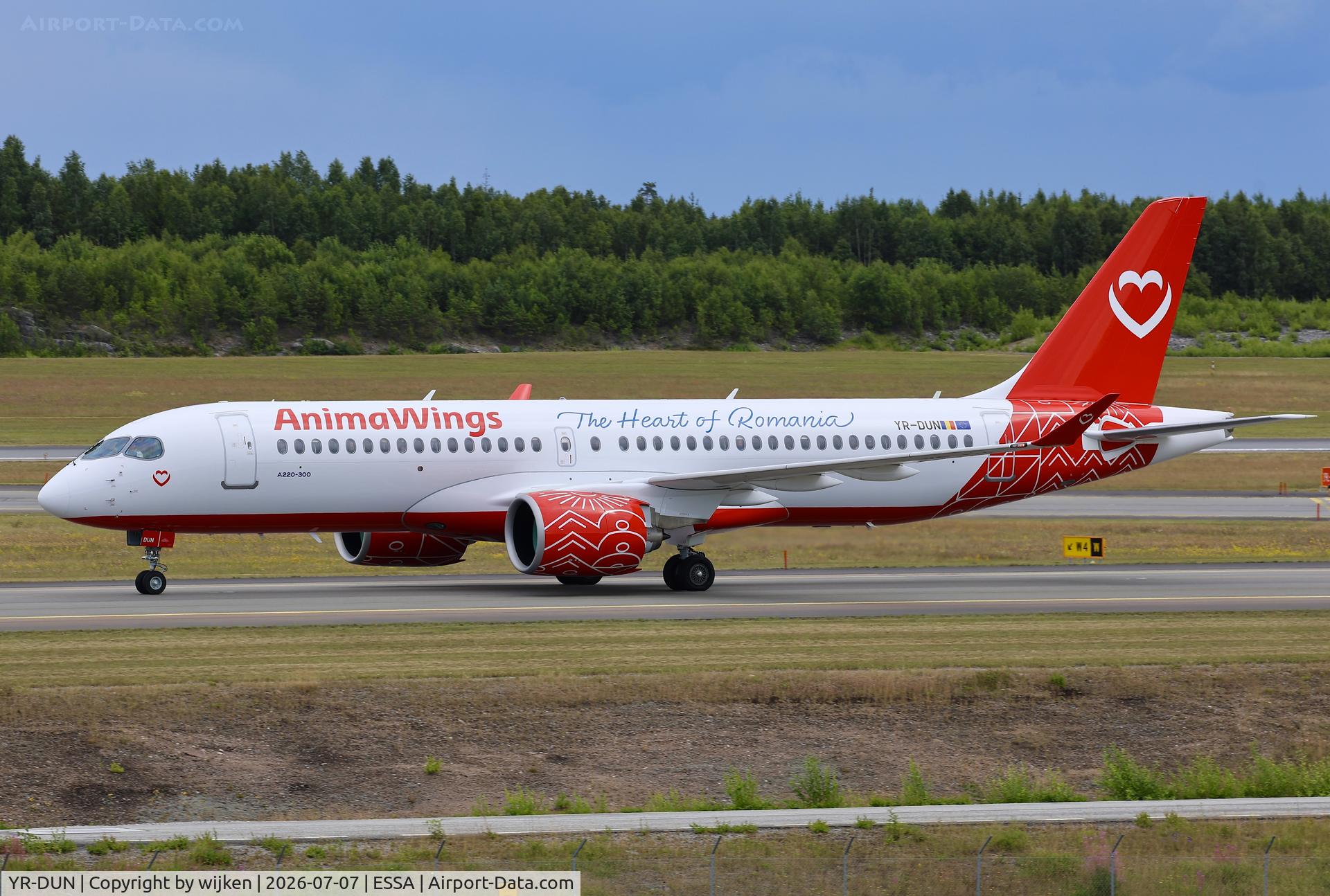 YR-DUN, 2026 Airbus  A220-300, c/n 55443, Twy W