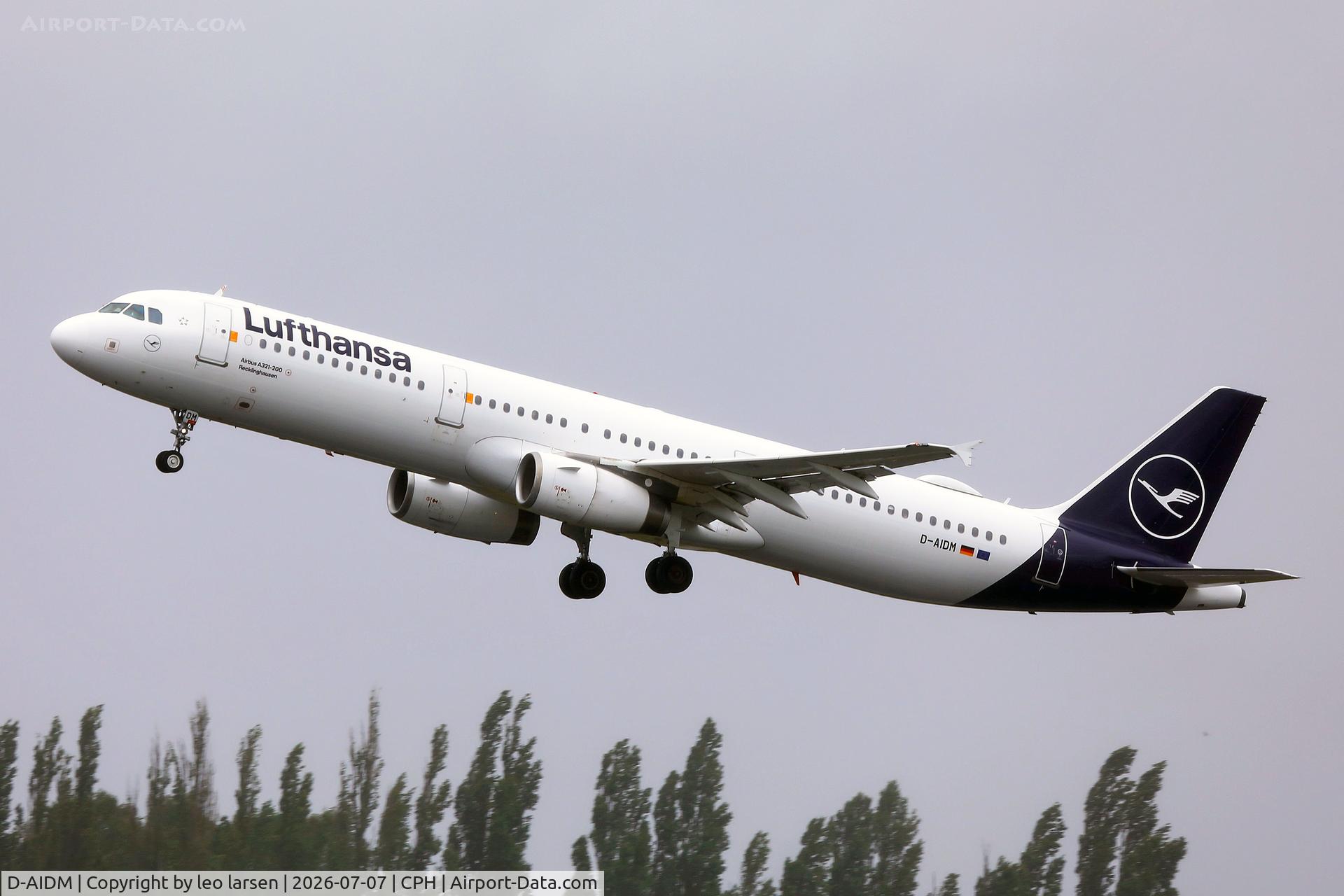 D-AIDM, 2011 Airbus A321-231, c/n 4916, Copenhagen 7.7.2026