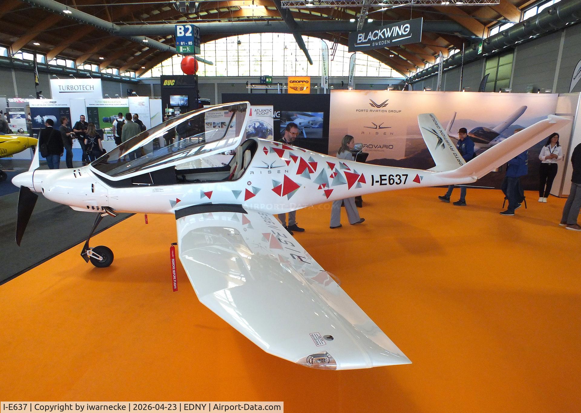 I-E637, Porto Aviation Risen SV, c/n 033, Porto Aviation Risen SuperVeloce at the AERO 2026, Friedrichshafen