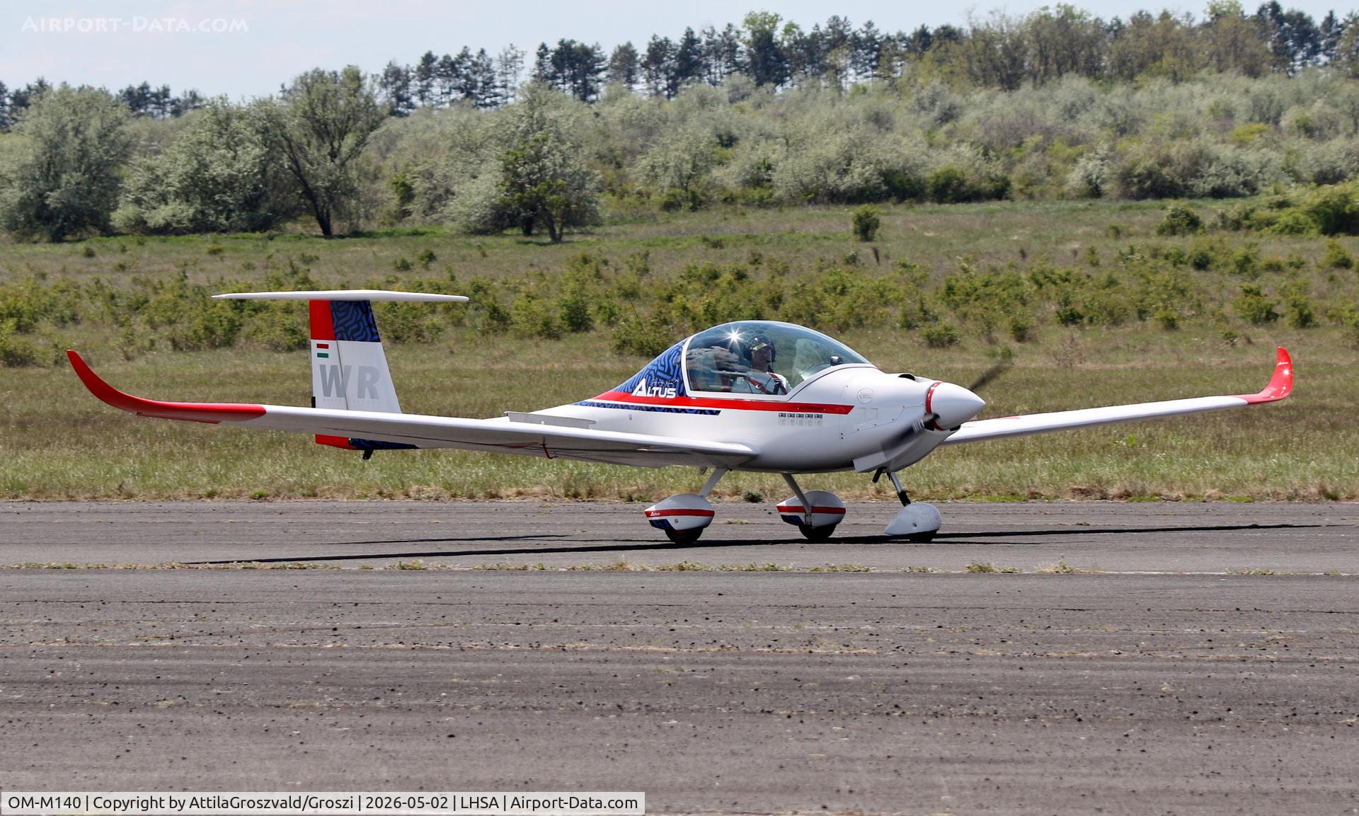 OM-M140, 2023 Altus Aero Altus ST, c/n 004, LHSA - Szentkirályszabadja Airport, Hungary