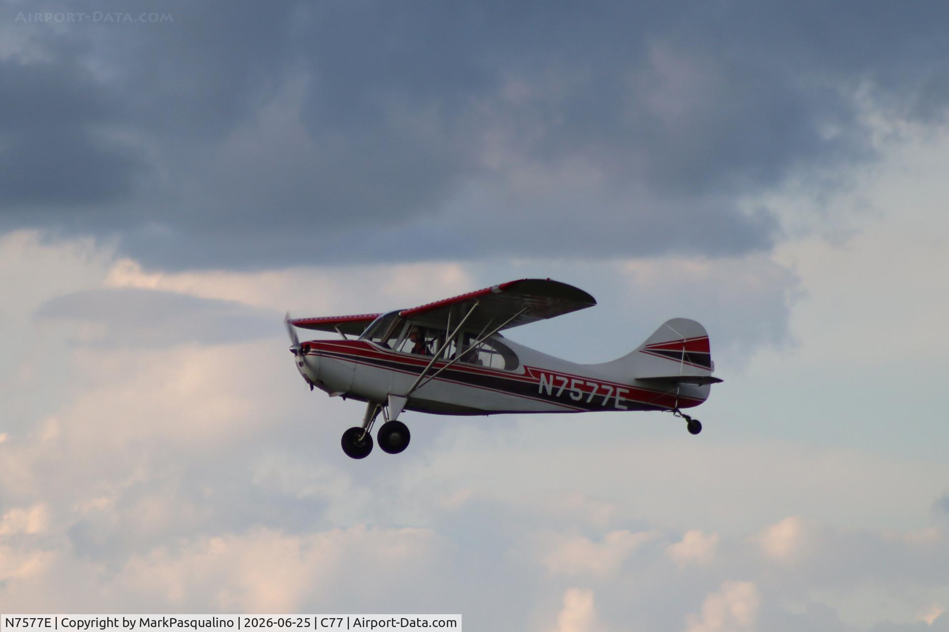 N7577E, 1958 Champion 7EC, c/n 7FC-265, Champion 7EC