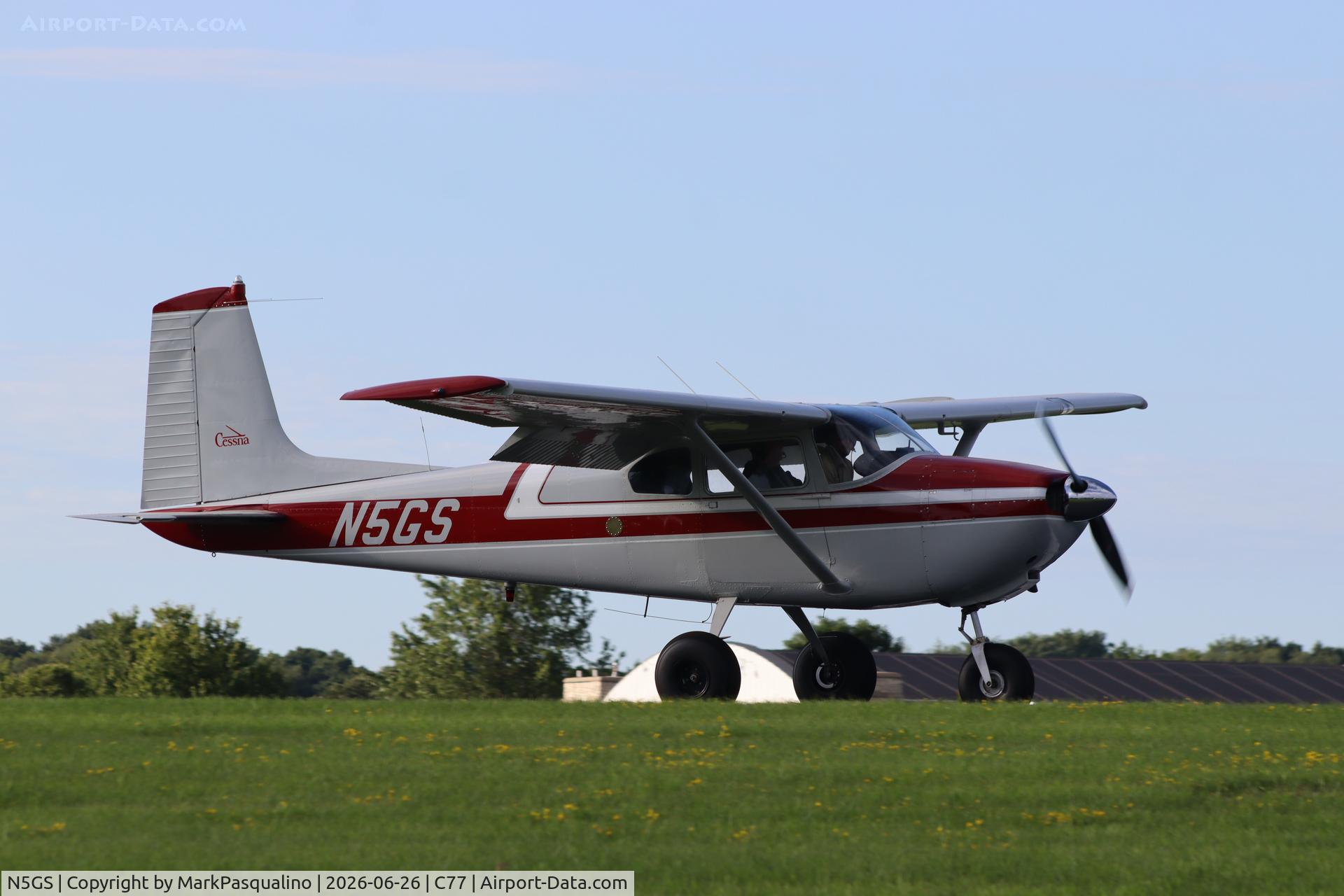 N5GS, 1956 Cessna 182 Skylane, c/n 33721, Cessna 182