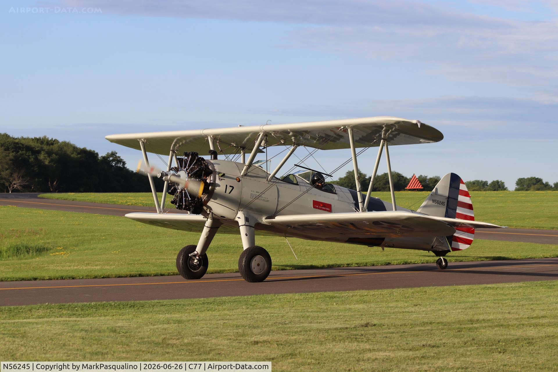N56245, 1941 Boeing A75N1(PT17), c/n 75-4284, Stearman