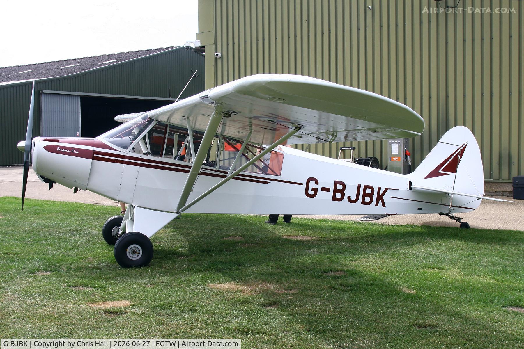 G-BJBK, 1950 Piper L-18C Super Cub (PA-18-95), c/n 18-1431, Oaksey Park