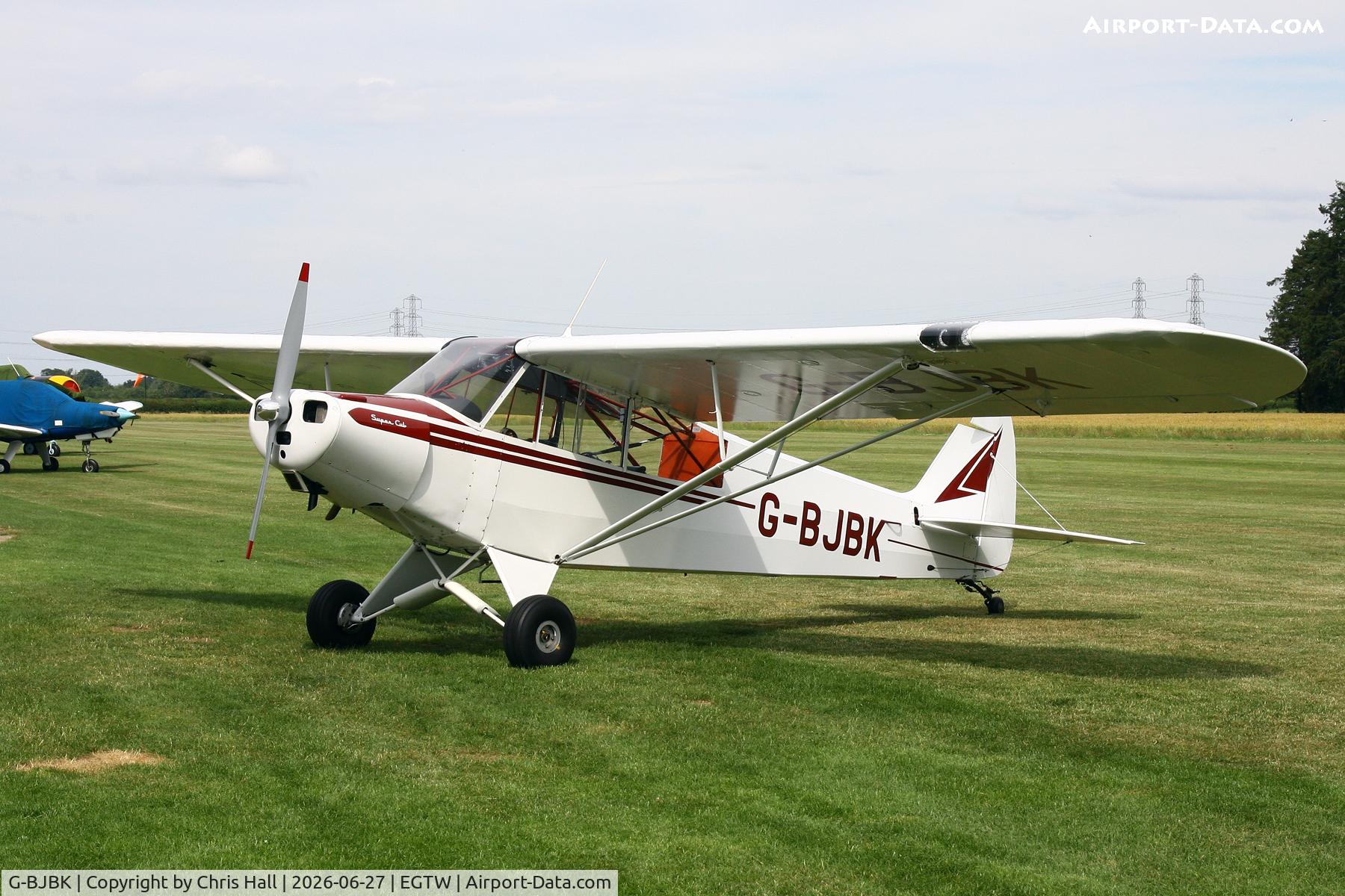 G-BJBK, 1950 Piper L-18C Super Cub (PA-18-95), c/n 18-1431, Oaksey Park