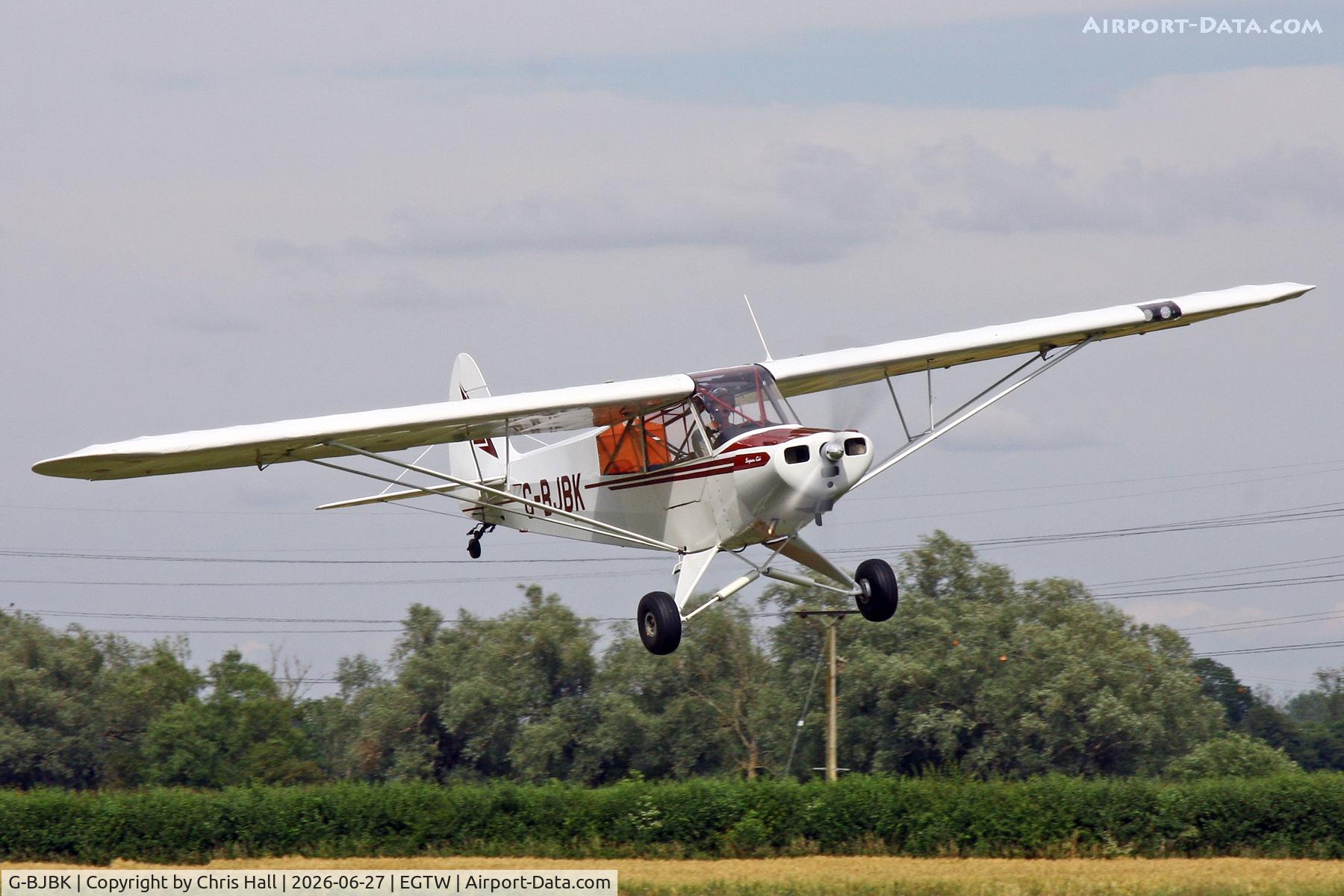 G-BJBK, 1950 Piper L-18C Super Cub (PA-18-95), c/n 18-1431, Oaksey Park