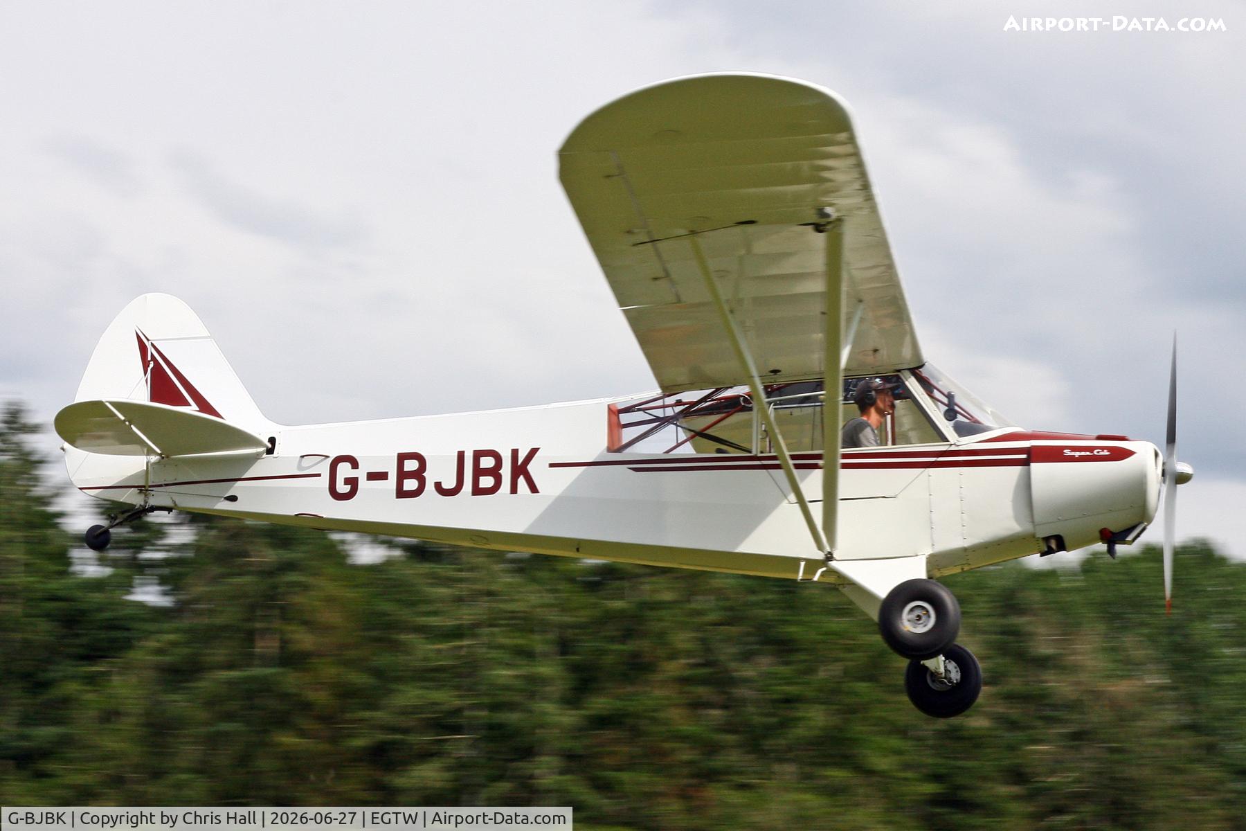 G-BJBK, 1950 Piper L-18C Super Cub (PA-18-95), c/n 18-1431, Oaksey Park