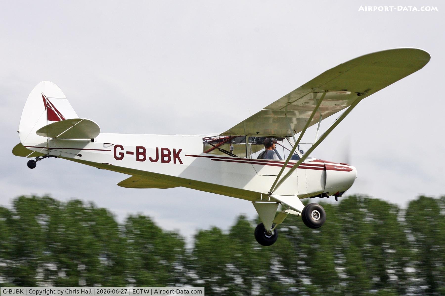 G-BJBK, 1950 Piper L-18C Super Cub (PA-18-95), c/n 18-1431, Oaksey Park