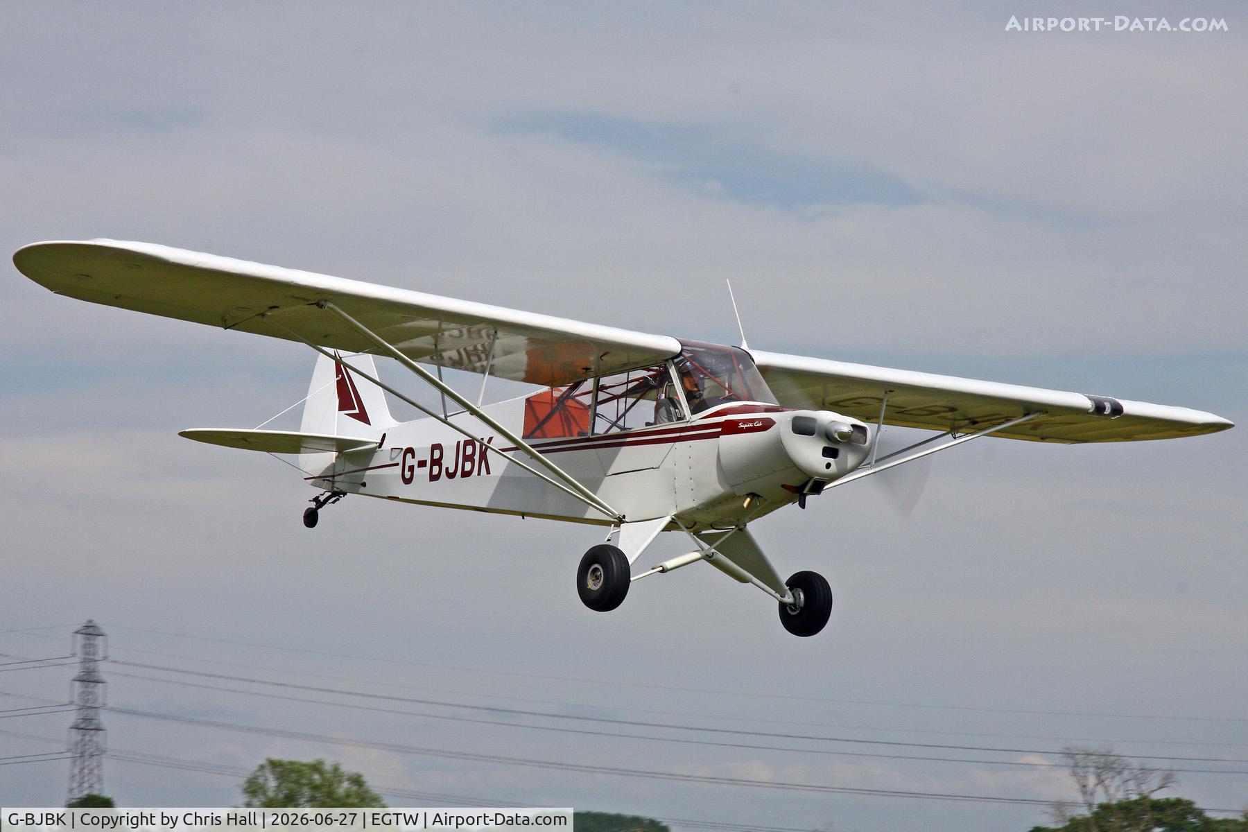 G-BJBK, 1950 Piper L-18C Super Cub (PA-18-95), c/n 18-1431, Oaksey Park