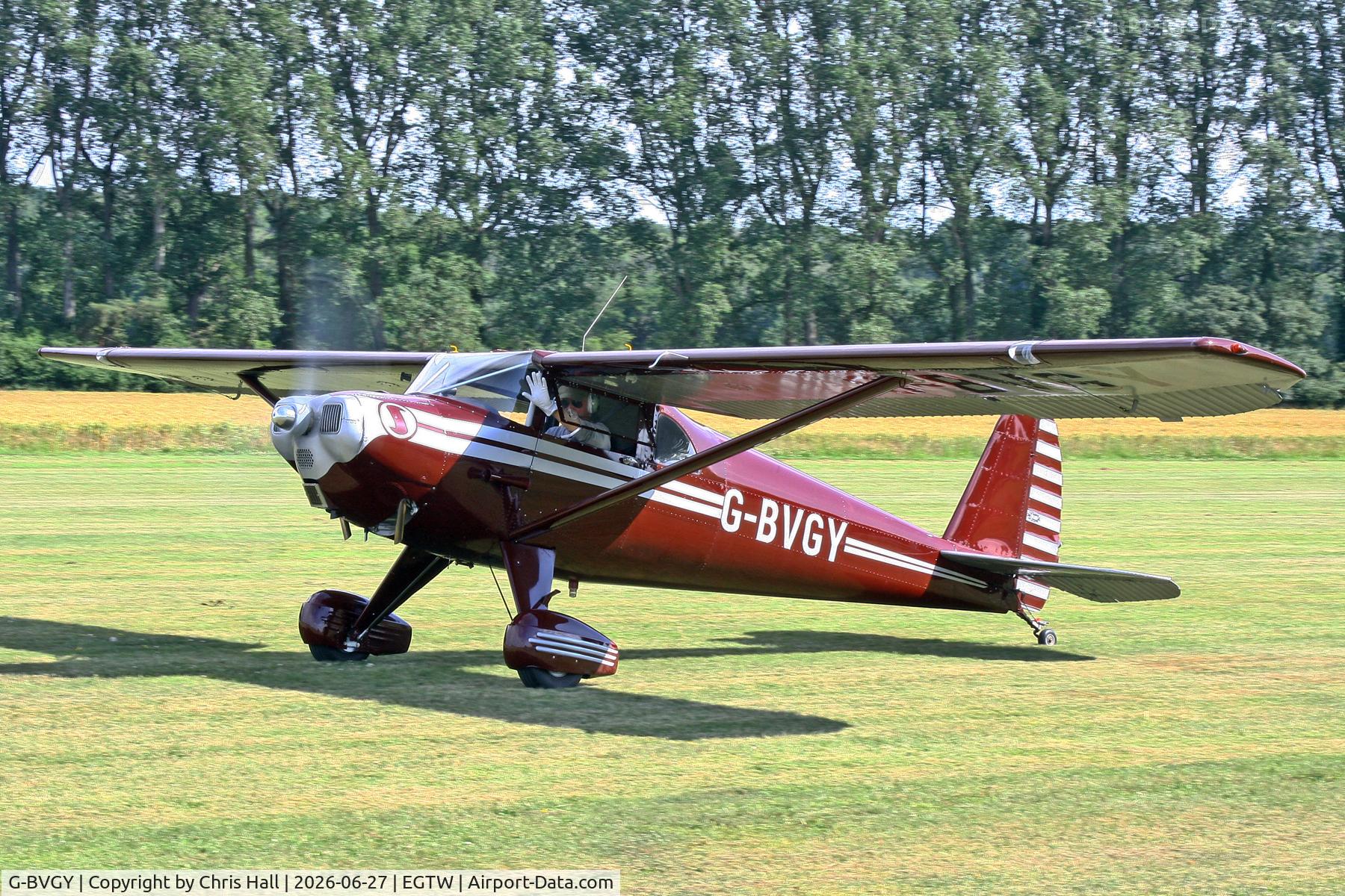G-BVGY, 1947 Luscombe 8E Silvaire, c/n 4754, Luscombe 80th Anniversary Rally - Oaksey Park, 27th/28th June 2026