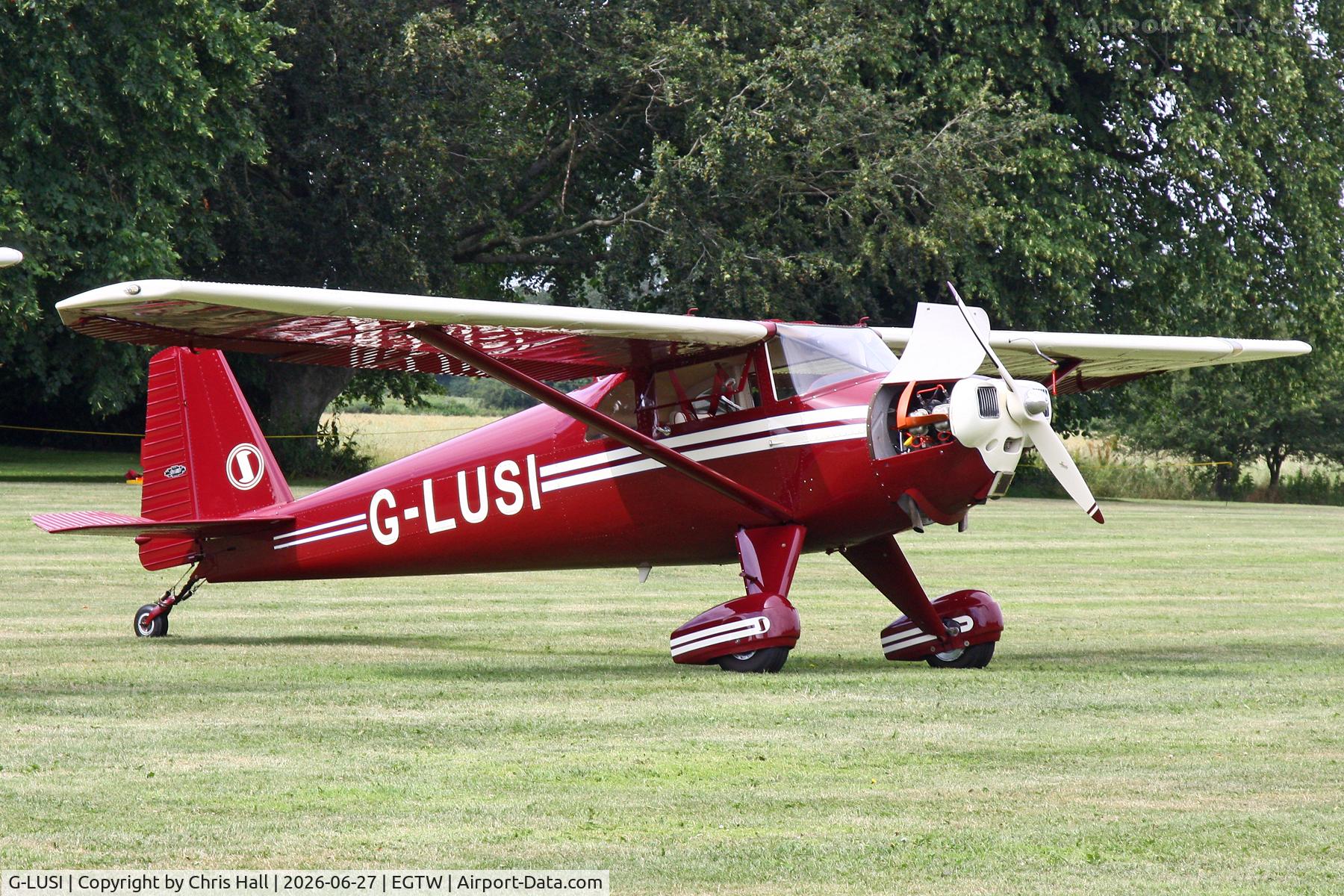 G-LUSI, 1951 Luscombe 8F Silvaire, c/n 6770, Luscombe 80th Anniversary Rally - Oaksey Park, 27th/28th June 2026