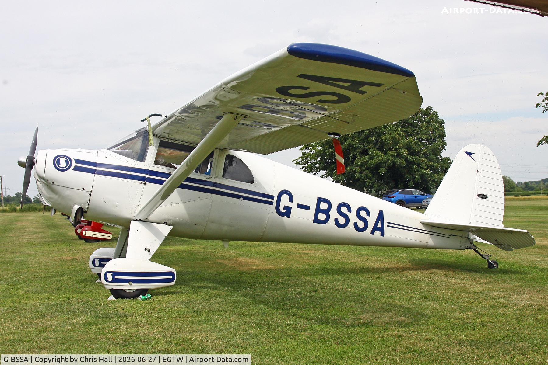 G-BSSA, 1946 Luscombe 8E Silvaire Silvaire, c/n 4176, Luscombe 80th Anniversary Rally - Oaksey Park, 27th/28th June 2026