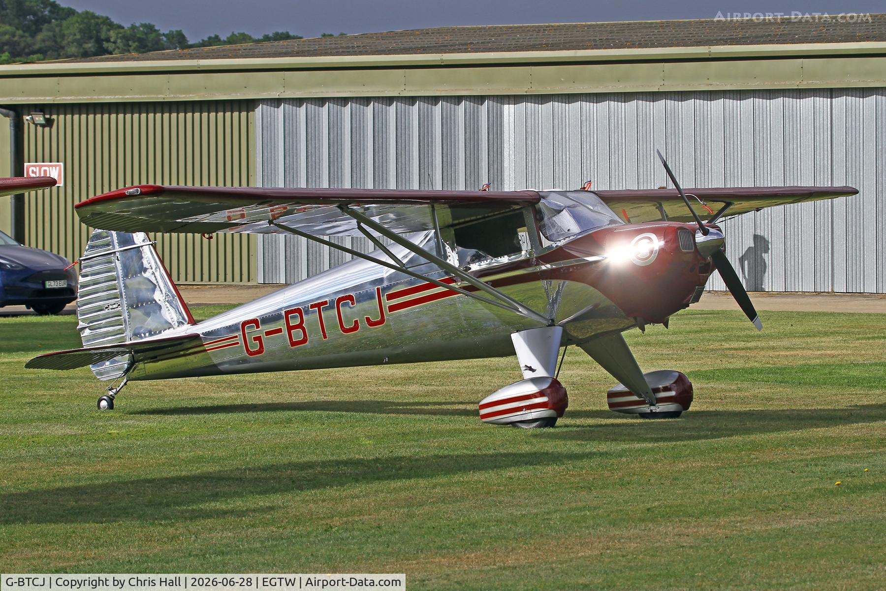 G-BTCJ, 1941 Luscombe 8E Silvaire, c/n 1869, Luscombe 80th Anniversary Rally - Oaksey Park, 27th/28th June 2026