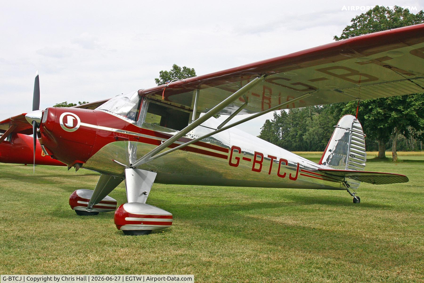 G-BTCJ, 1941 Luscombe 8E Silvaire, c/n 1869, Luscombe 80th Anniversary Rally - Oaksey Park, 27th/28th June 2026
