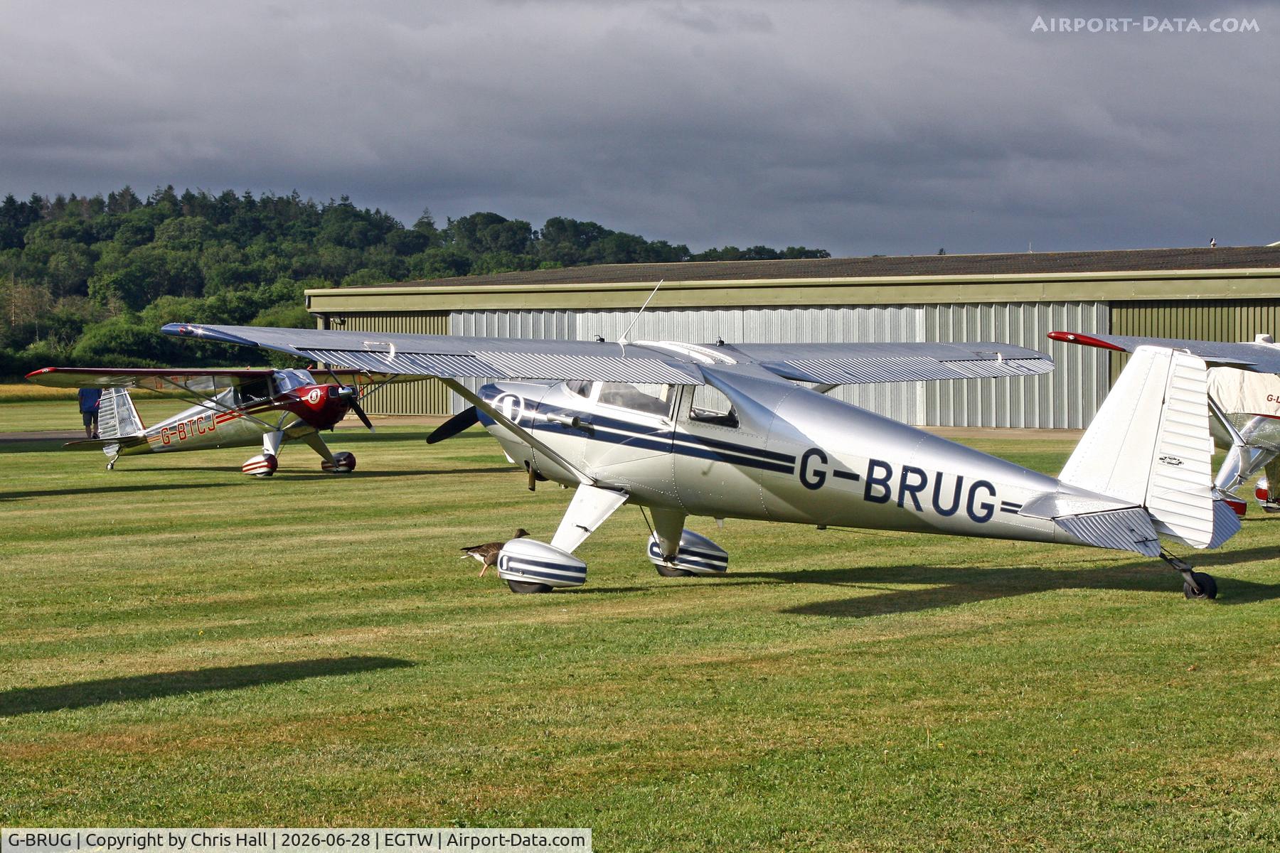 G-BRUG, 1946 Luscombe 8E Silvaire, c/n 4462, Luscombe 80th Anniversary Rally - Oaksey Park, 27th/28th June 2026
