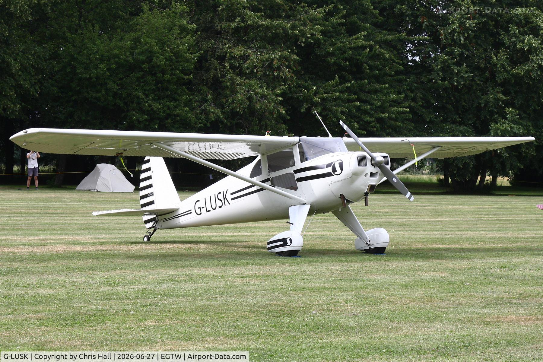 G-LUSK, 1947 Luscombe 8F Silvaire, c/n 3795, Luscombe 80th Anniversary Rally - Oaksey Park, 27th/28th June 2026