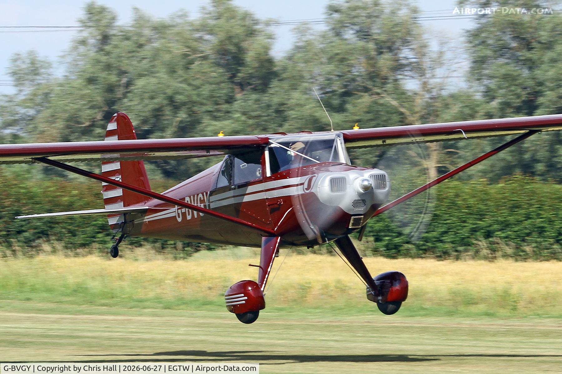 G-BVGY, 1947 Luscombe 8E Silvaire, c/n 4754, Luscombe 80th Anniversary Rally - Oaksey Park, 27th/28th June 2026