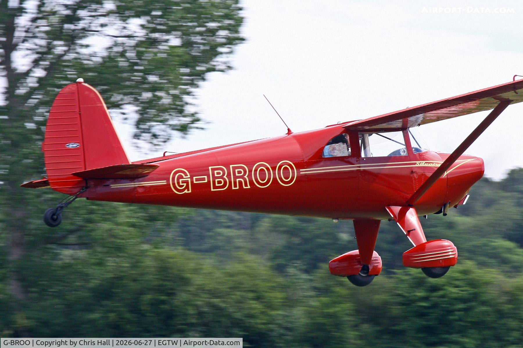 G-BROO, 1948 Luscombe 8E Silvaire, c/n 6154, Luscombe 80th Anniversary Rally - Oaksey Park, 27th/28th June 2026