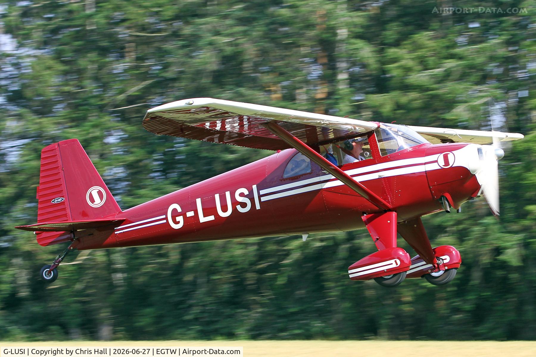 G-LUSI, 1951 Luscombe 8F Silvaire, c/n 6770, Luscombe 80th Anniversary Rally - Oaksey Park, 27th/28th June 2026