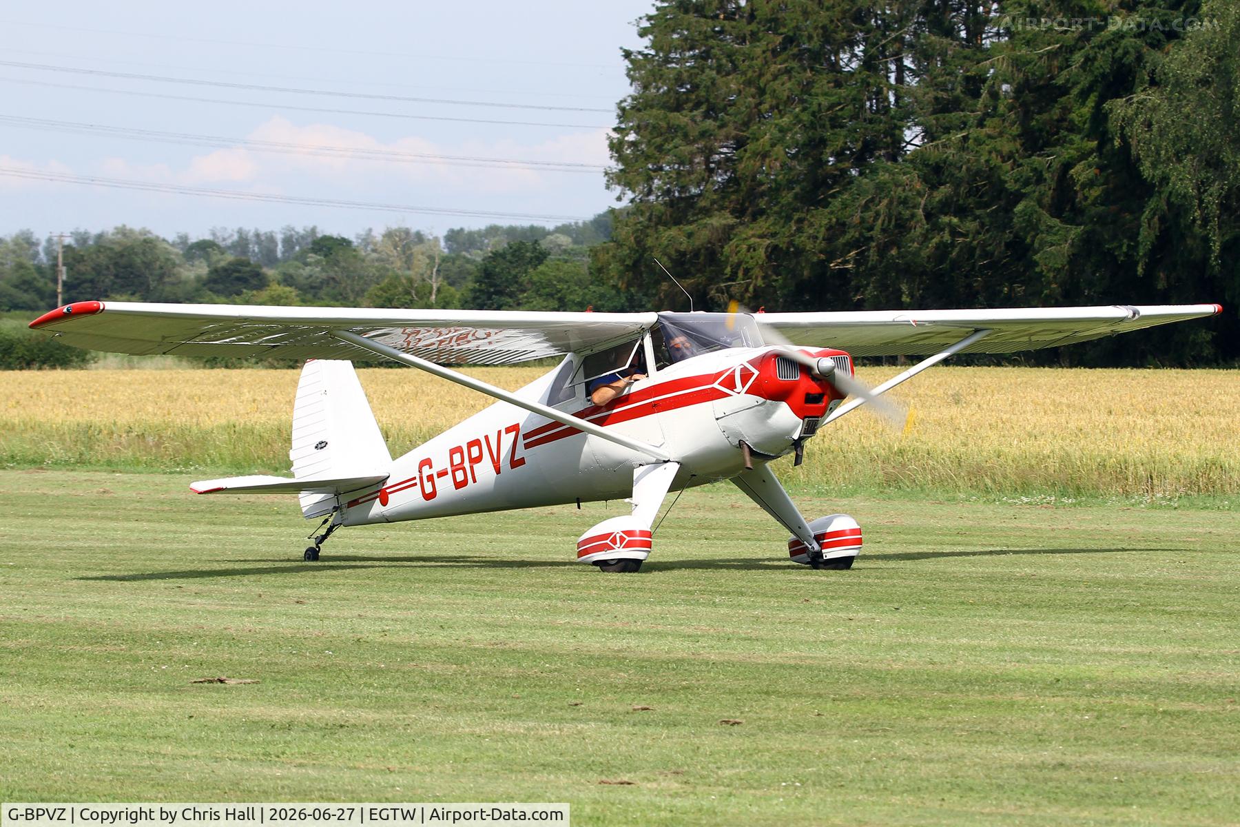 G-BPVZ, 1946 Luscombe 8E Silvaire, c/n 5565, Luscombe 80th Anniversary Rally - Oaksey Park, 27th/28th June 2026