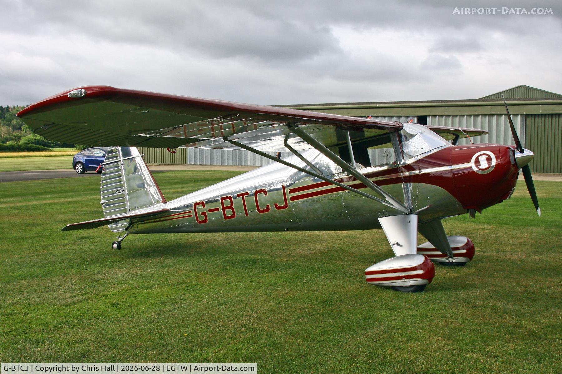 G-BTCJ, 1941 Luscombe 8E Silvaire, c/n 1869, Luscombe 80th Anniversary Rally - Oaksey Park, 27th/28th June 2026