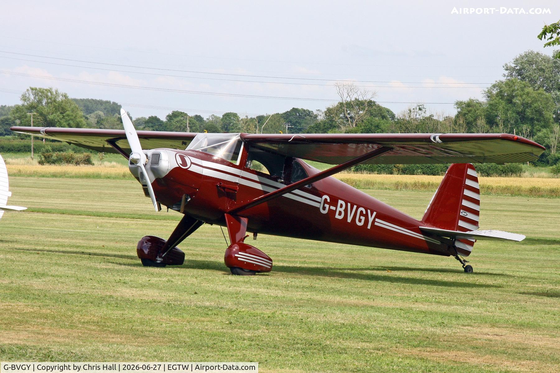 G-BVGY, 1947 Luscombe 8E Silvaire, c/n 4754, Luscombe 80th Anniversary Rally - Oaksey Park, 27th/28th June 2026