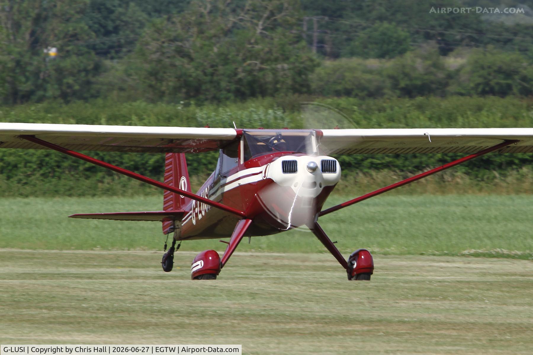 G-LUSI, 1951 Luscombe 8F Silvaire, c/n 6770, Luscombe 80th Anniversary Rally - Oaksey Park, 27th/28th June 2026
