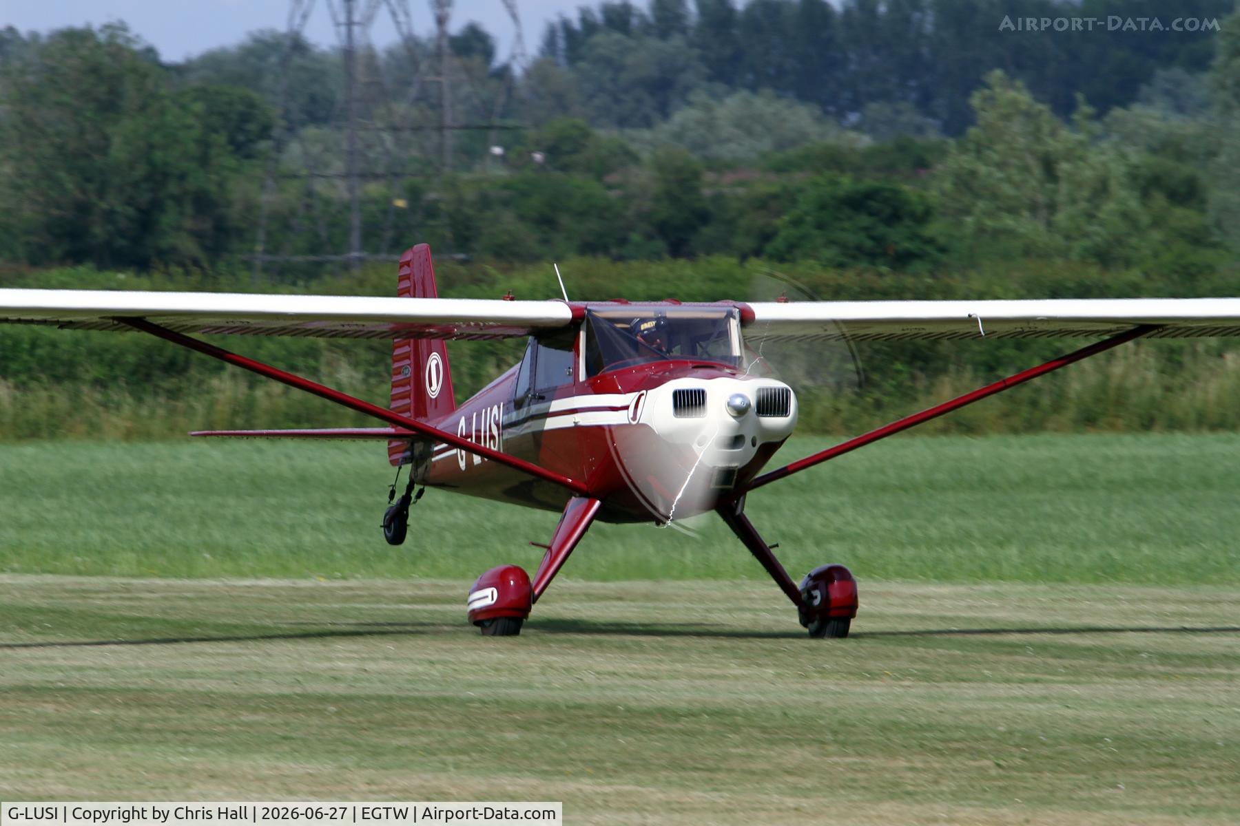G-LUSI, 1951 Luscombe 8F Silvaire, c/n 6770, Luscombe 80th Anniversary Rally - Oaksey Park, 27th/28th June 2026