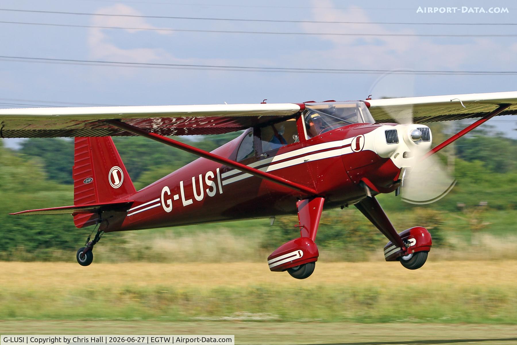 G-LUSI, 1951 Luscombe 8F Silvaire, c/n 6770, Luscombe 80th Anniversary Rally - Oaksey Park, 27th/28th June 2026