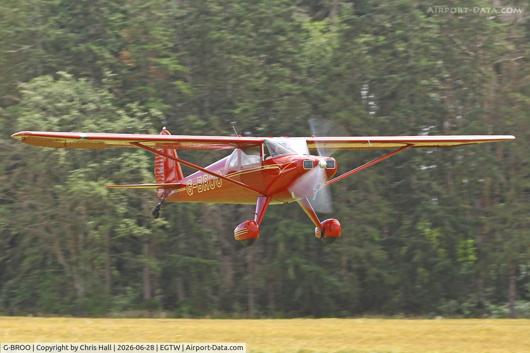 G-BROO, 1948 Luscombe 8E Silvaire, c/n 6154, Luscombe 80th Anniversary Rally - Oaksey Park, 27th/28th June 2026